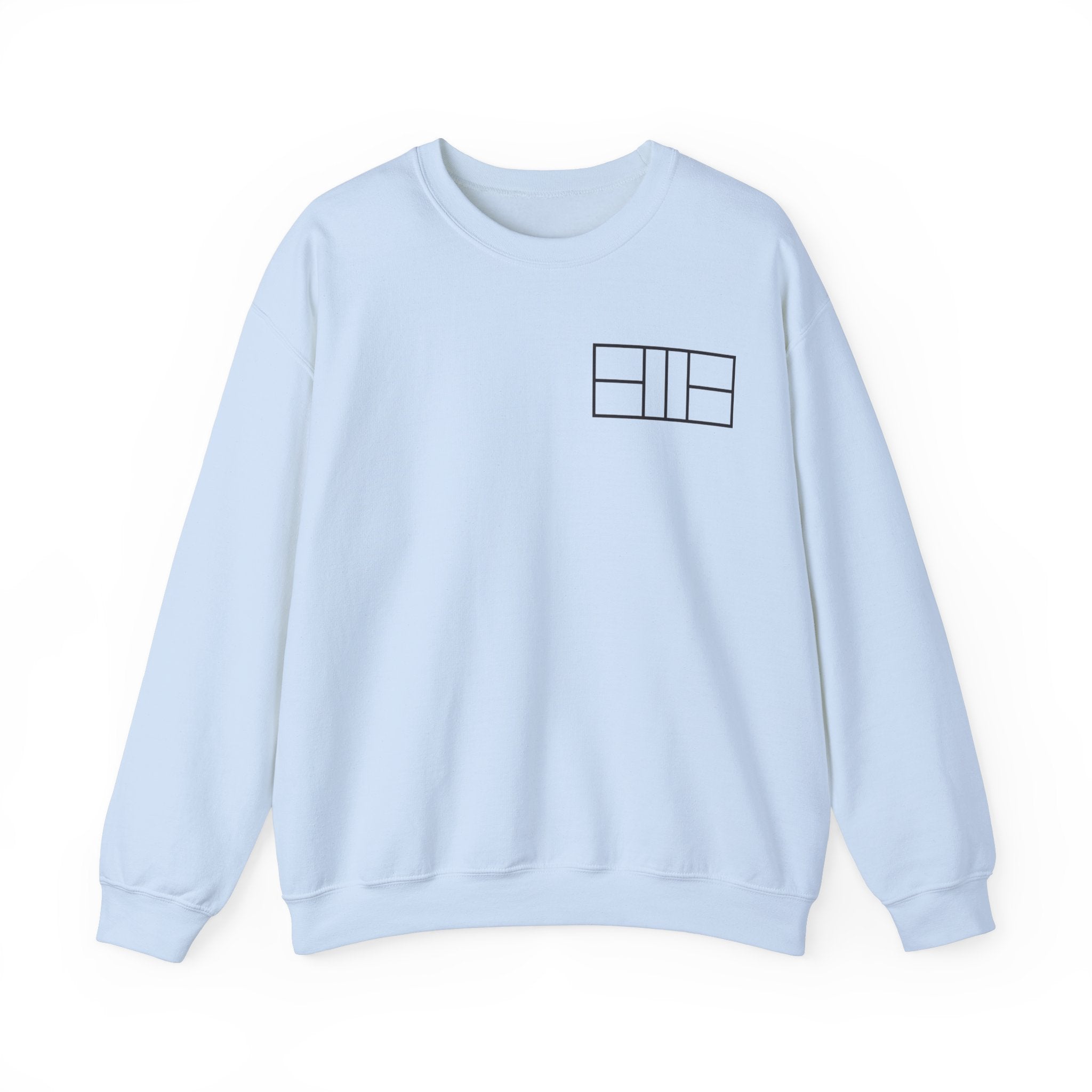 Unisex Heavy Blend Crewneck Sweatshirt - Pickleball Court
