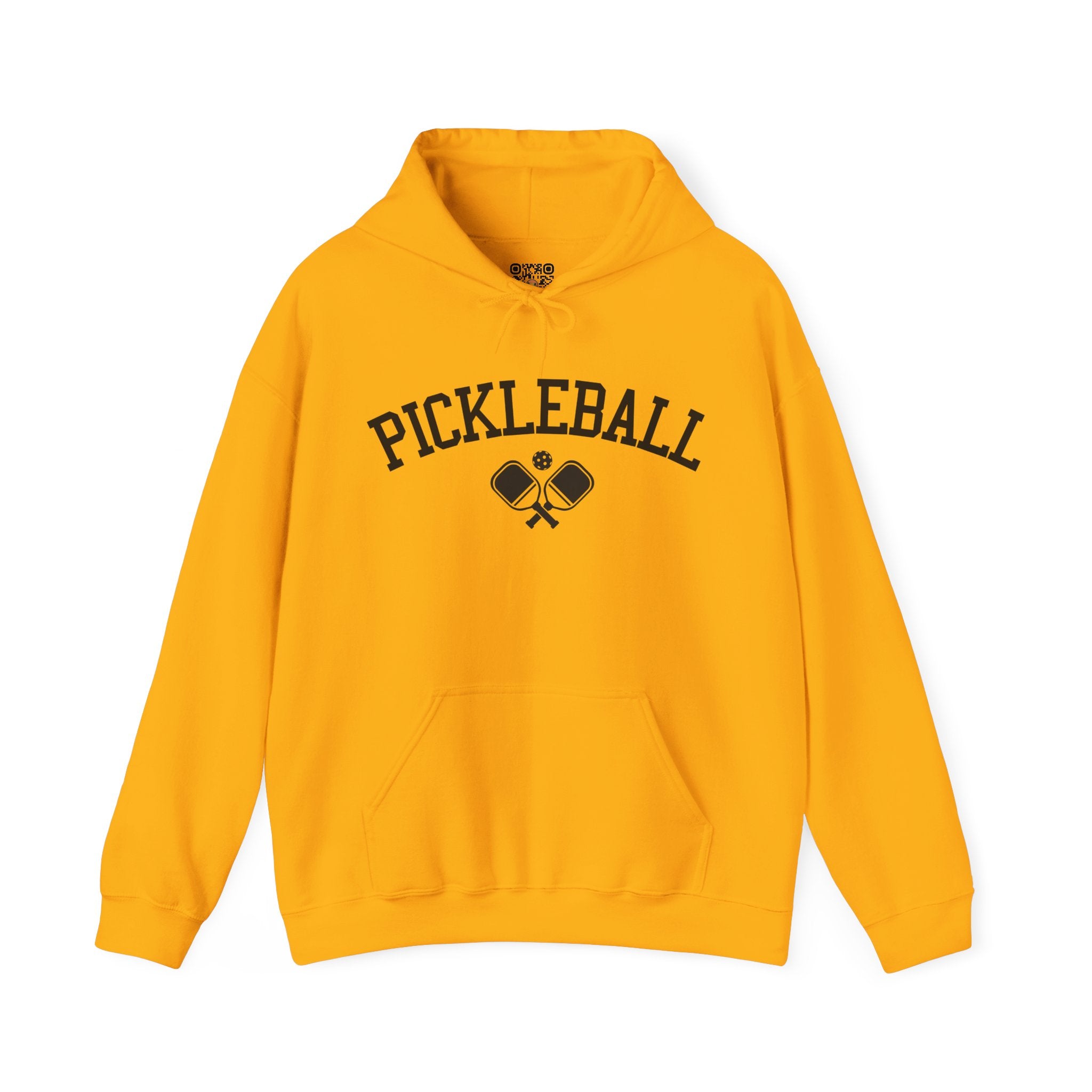 Pickleball Hoodie - Arched Pickleball with Paddles - Pickleball Hoodie for Women & Men