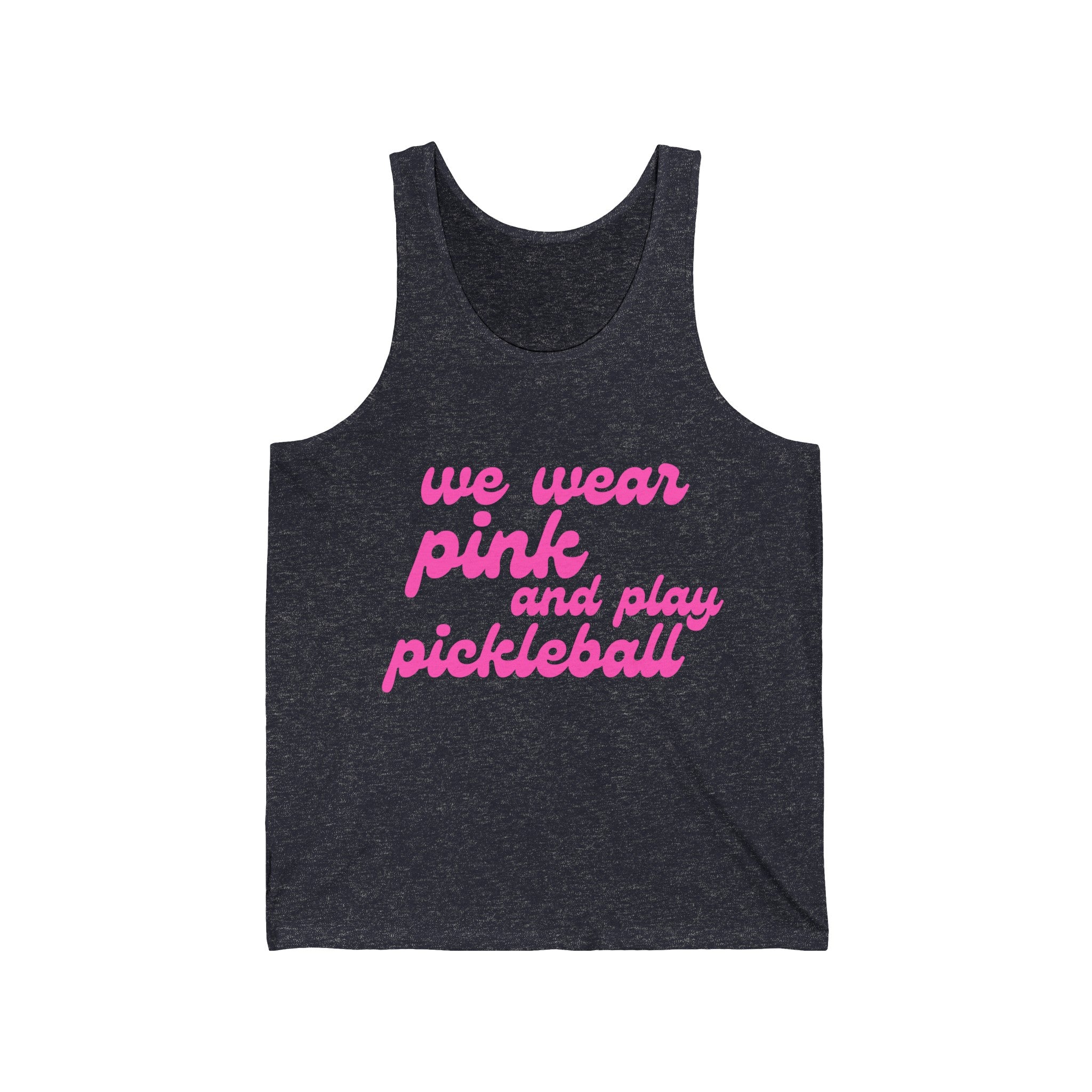 Pickleball Tank | We wear pink and play pickleball | Pink Wednesdays Collection