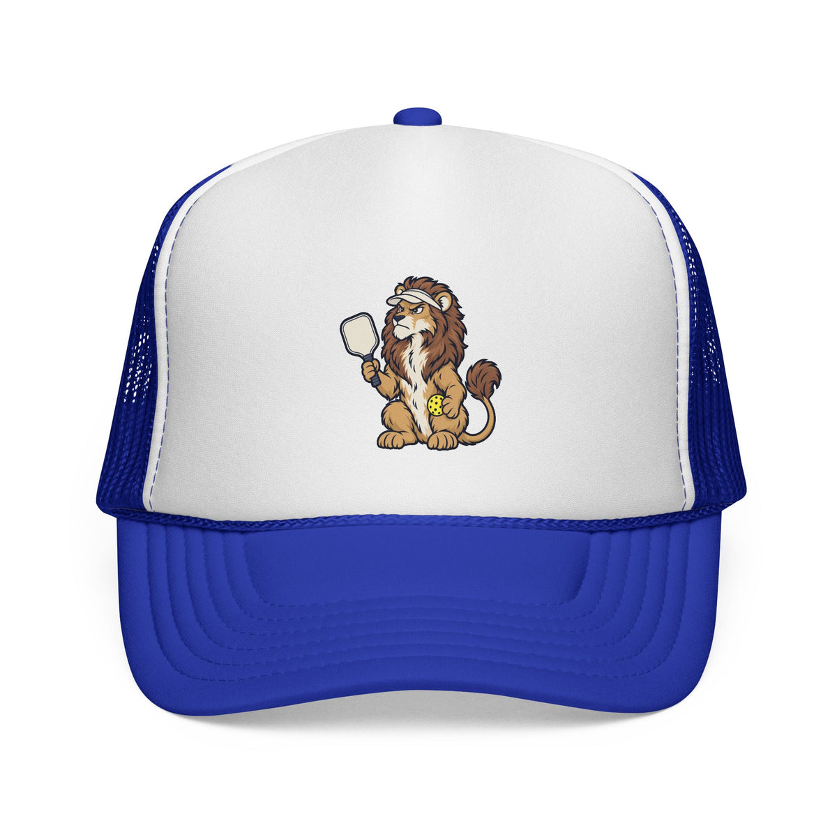 Lion pickleball trucker hat in Royal