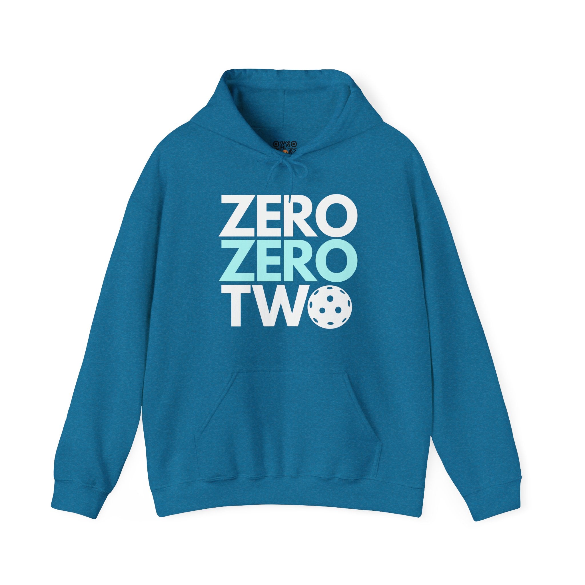 Pickleball Hoodie - ZERO ZERO TWO with Pickleball - Pickleball Hoodie for Women & Men