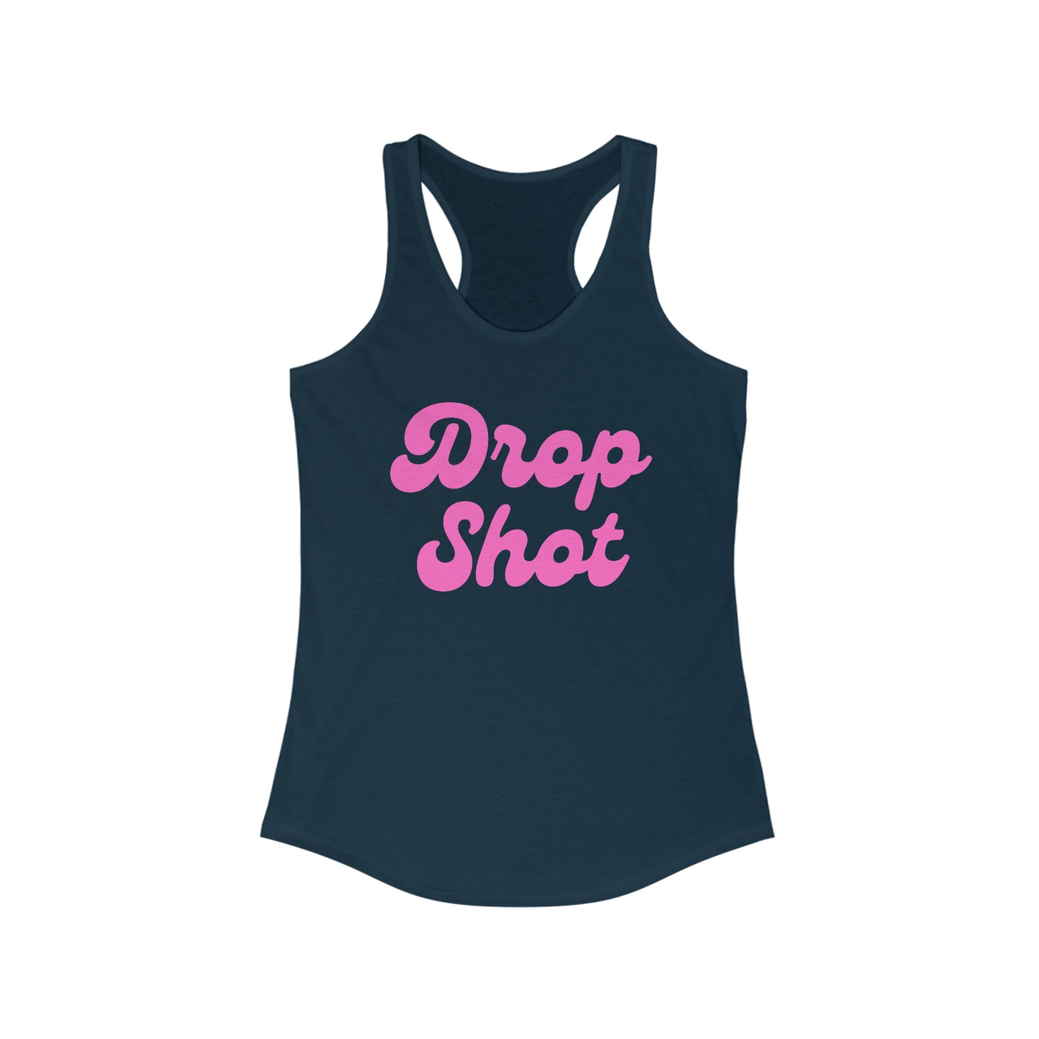 Women's Racerback Slim Fit Pickleball Tank | Drop Shot | Pink Wednesdays Collection
