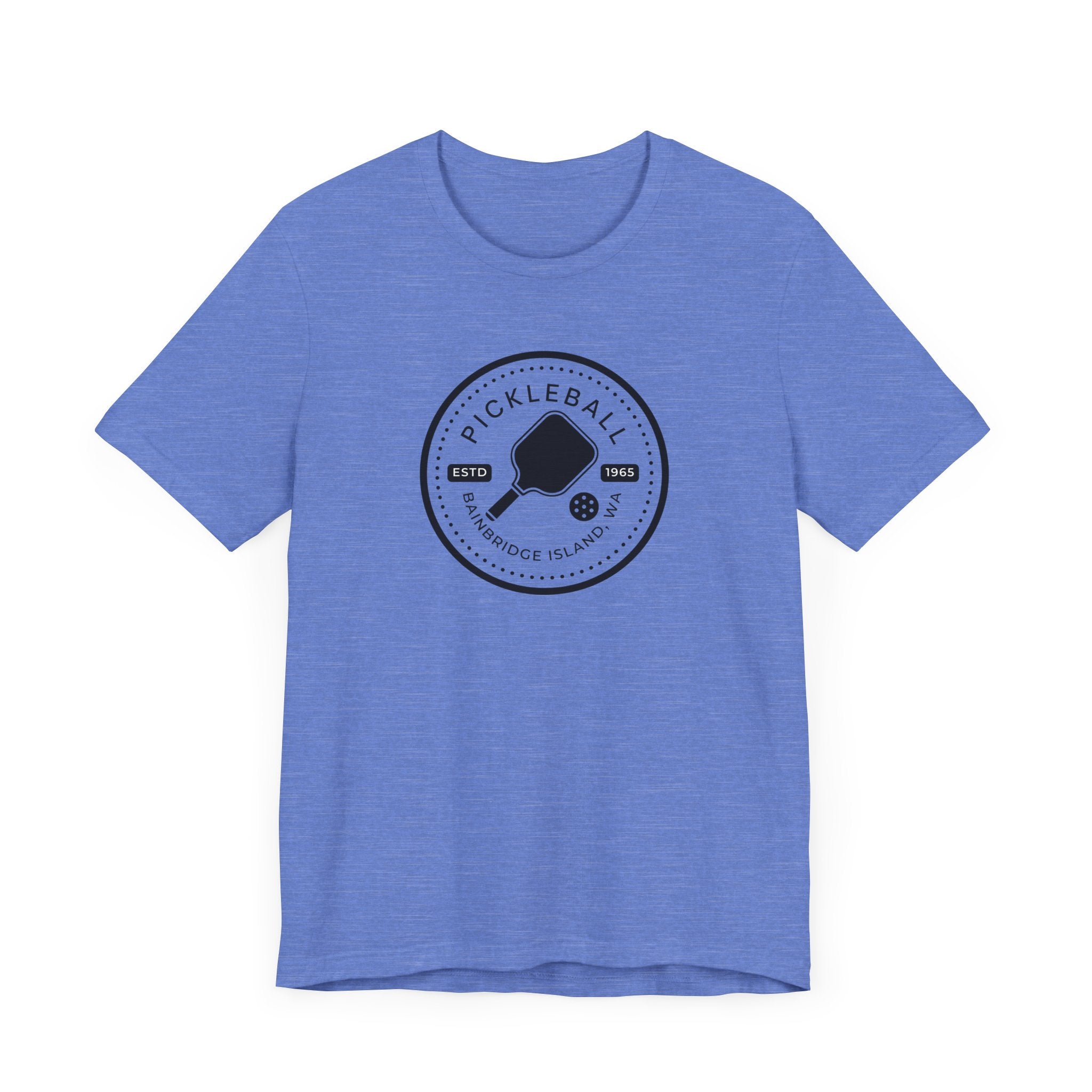 Pickleball T-Shirt - Pickleball Logo Bainbridge Island