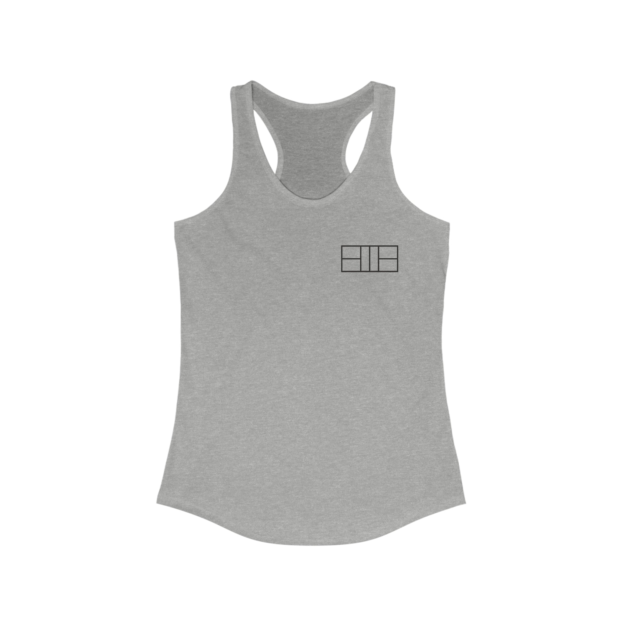 Women's Racerback Slim Fit Pickleball Tank - Pickleball Court