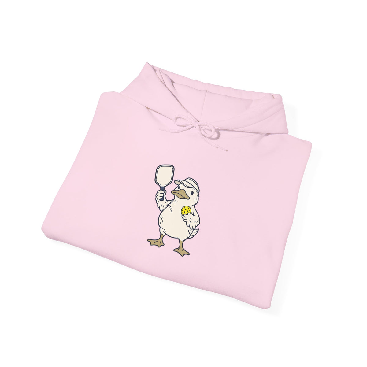 Duck pickleball hoodie, Calm on Top, Paddling Hard Below