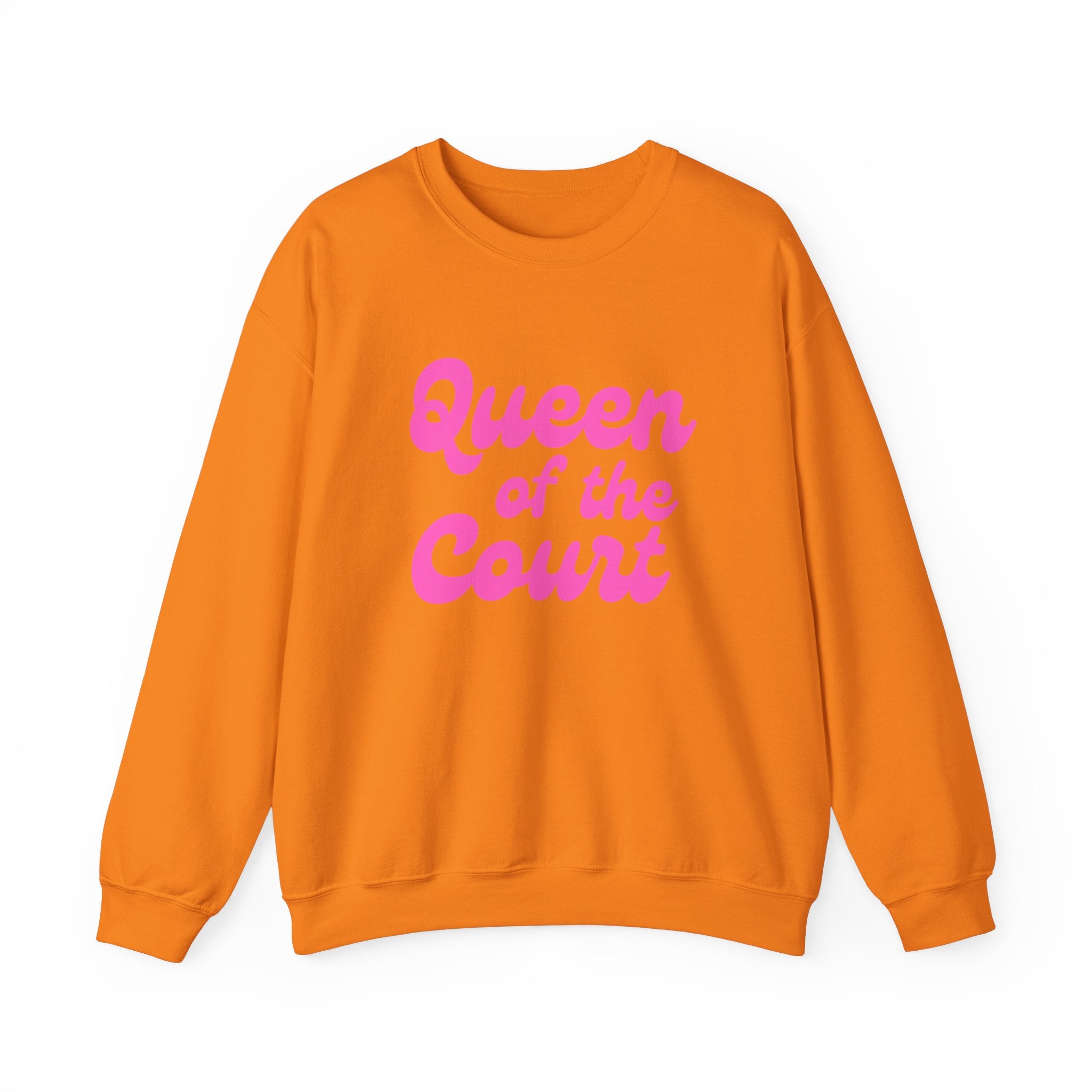 Heavy Blend Crewneck Sweatshirt | Queen of the Court | Pink Wednesdays Collection