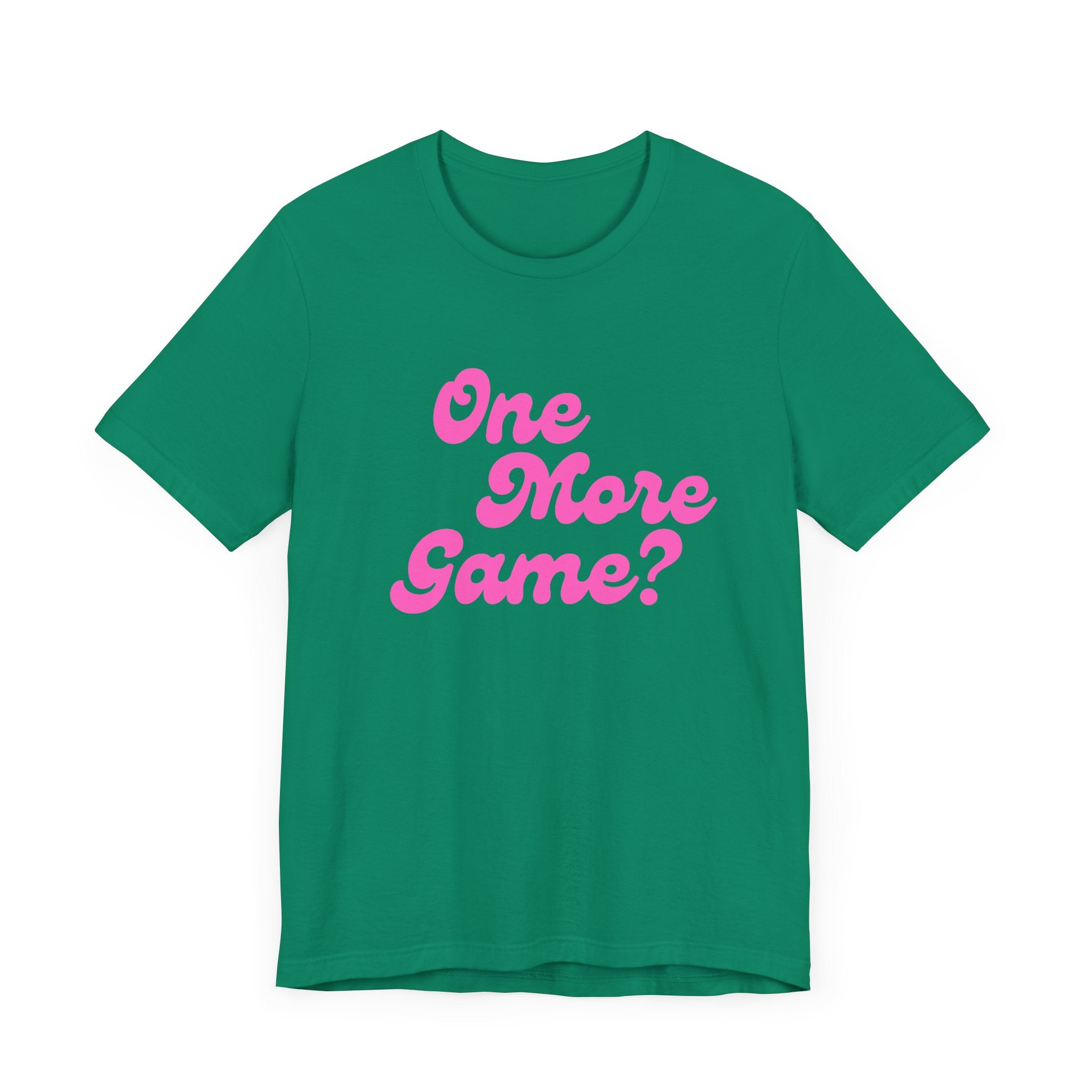 Pickleball T-Shirt | One More Game? | Pink Wednesdays Collection