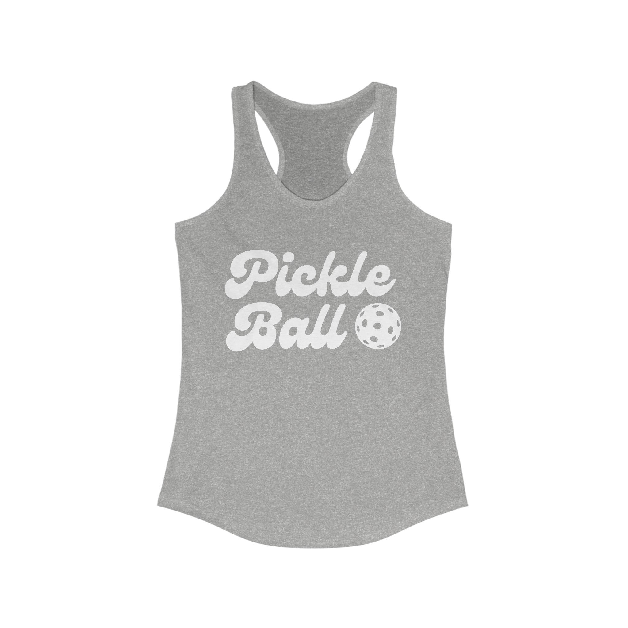 Women's Racerback Slim Fit Pickleball Tank - Pickle Ball