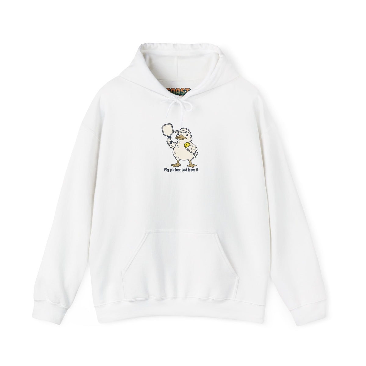Duck pickleball hoodie in White