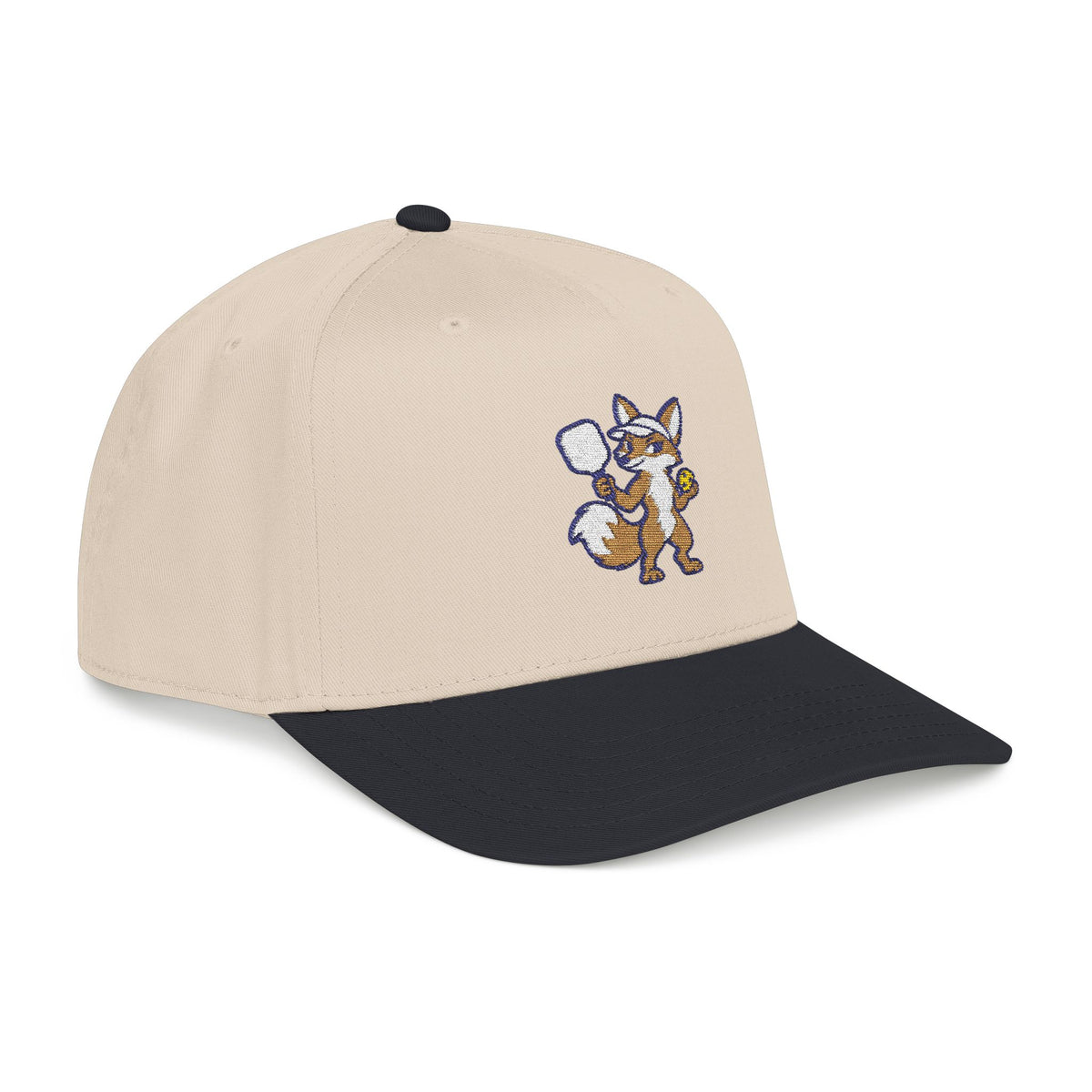 Embroidered pickleball fox baseball cap, Sly Little Dinks