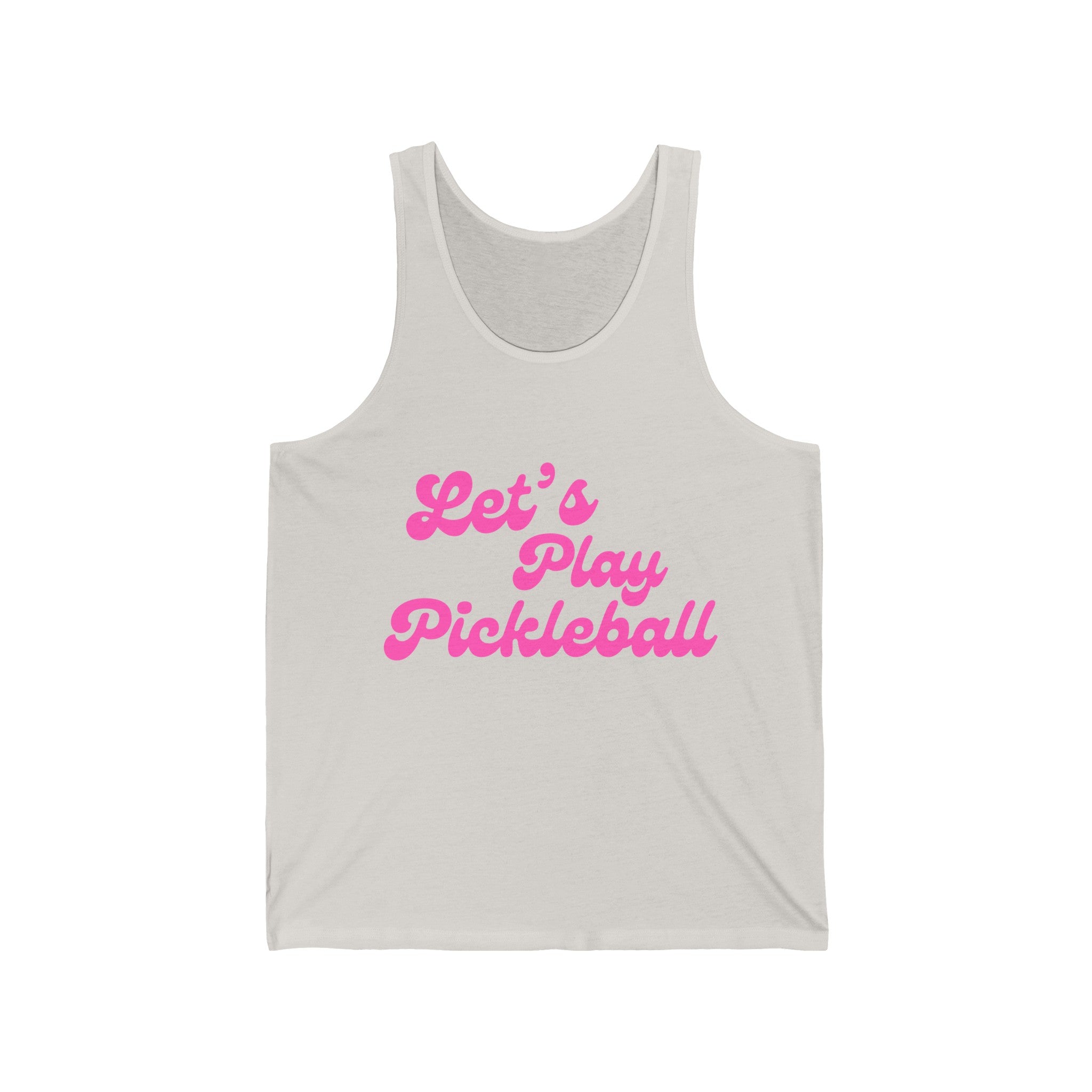 Pickleball Tank | Let's Play Pickleball | Pink Wednesdays Collection