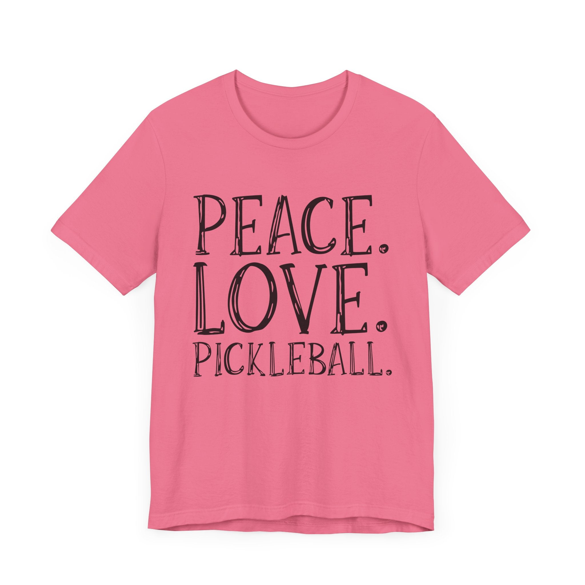 Pickleball T-Shirt - Peace, Love, Pickleball