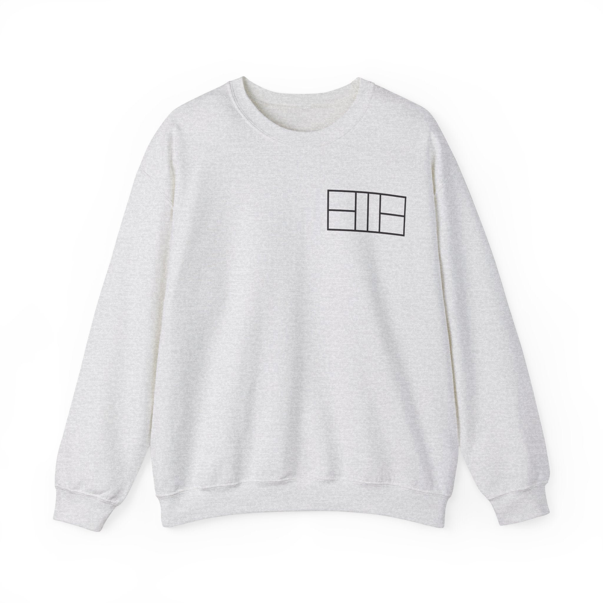 Unisex Heavy Blend Crewneck Sweatshirt - Pickleball Court