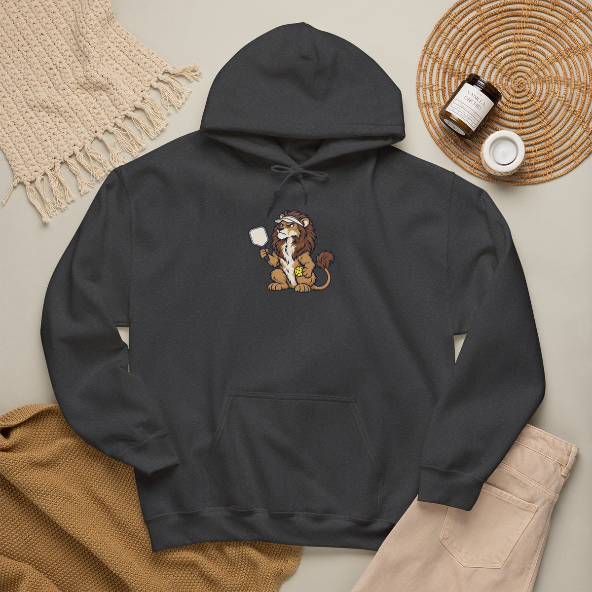 Lion pickleball hoodie, Rally Roar