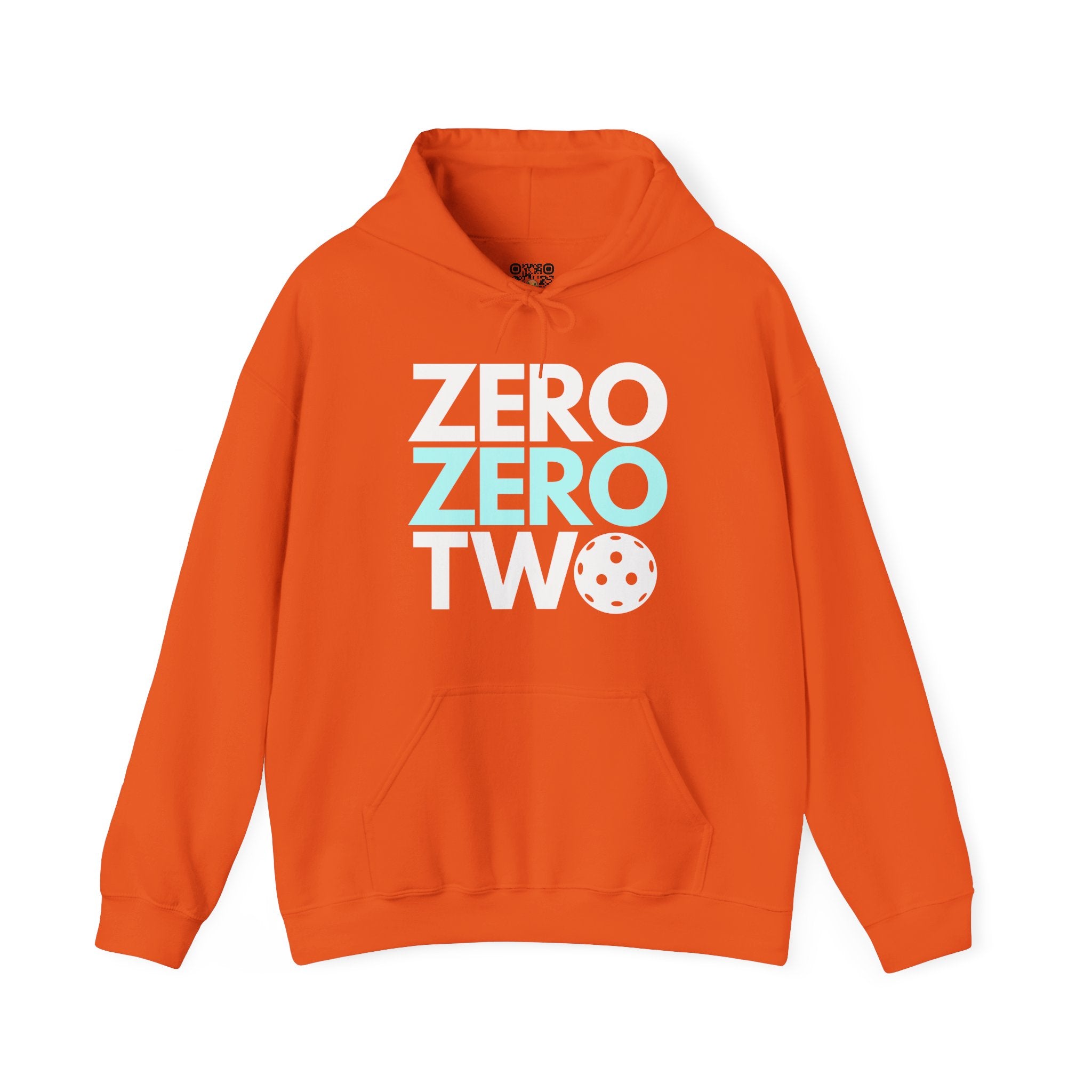 Pickleball Hoodie - ZERO ZERO TWO with Pickleball - Pickleball Hoodie for Women & Men
