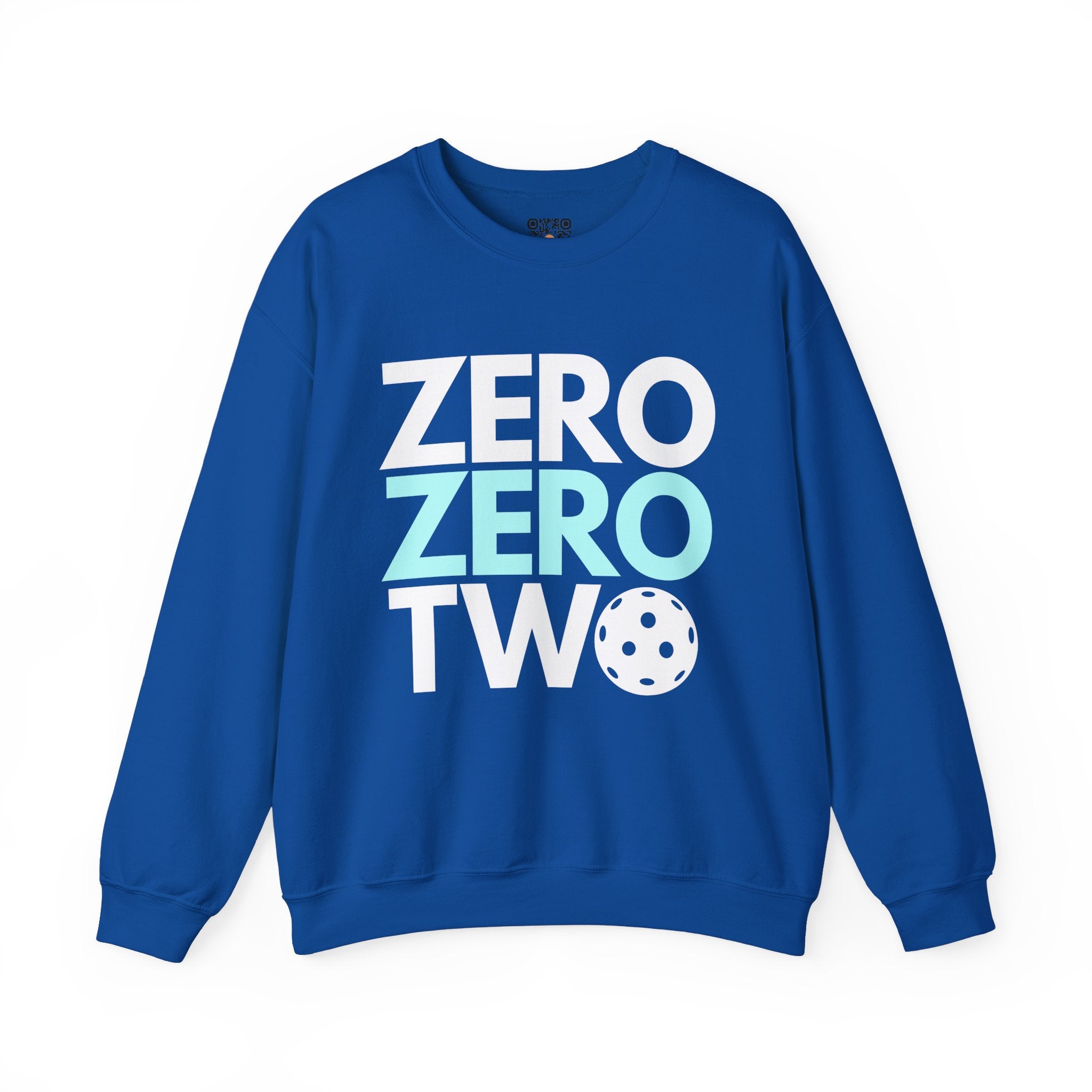 Pickleball Crewneck Sweatshirt - Zero, Zero, Two. - Pickleball Sweatshirt for Women & Men