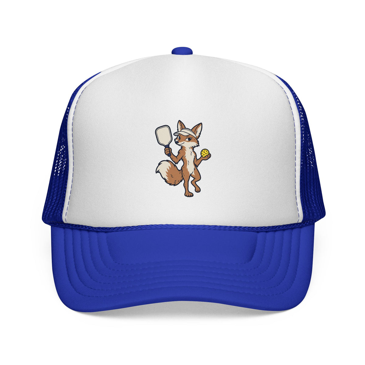 Pickleball fox trucker hat in Royal