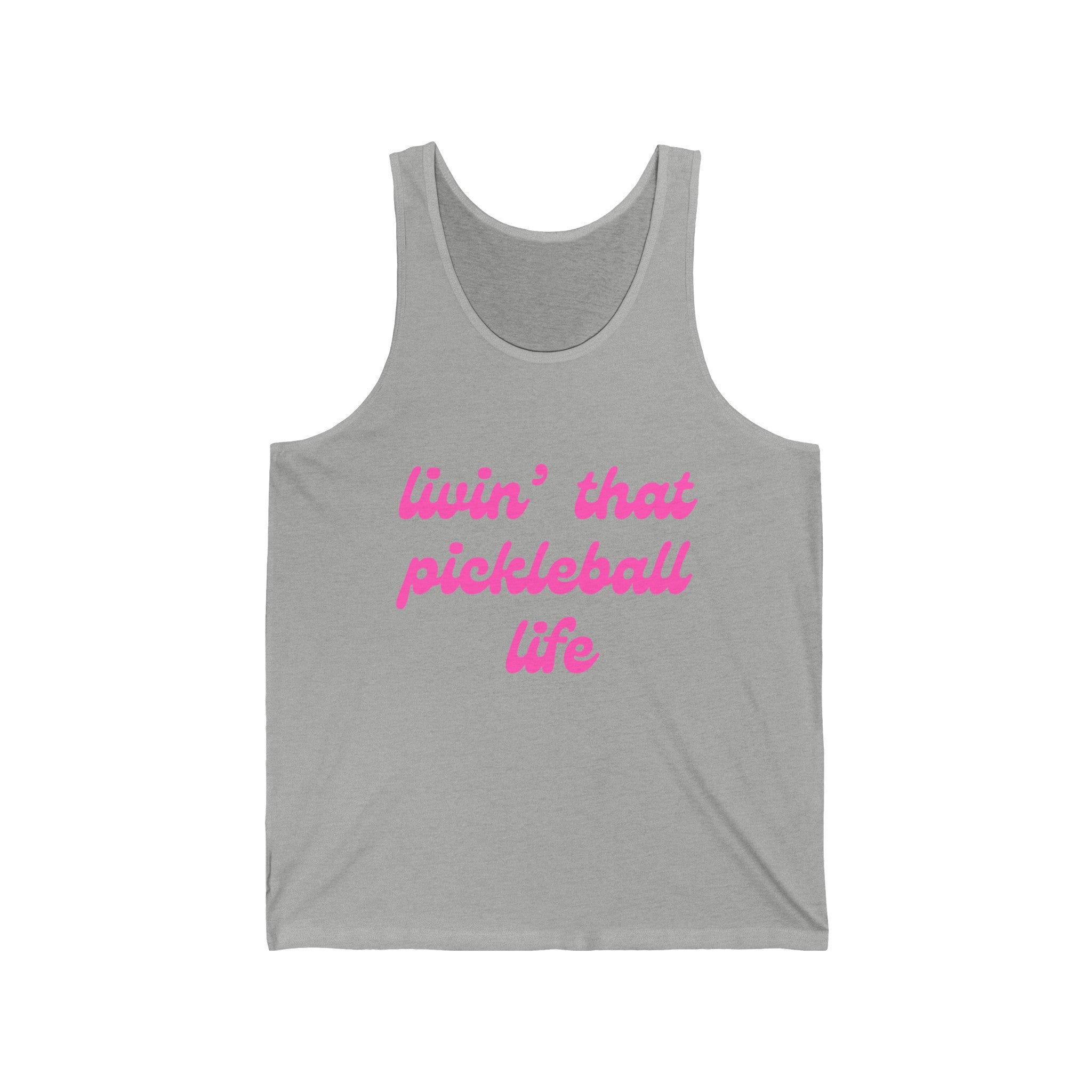 Pickleball Tank | Livin' that Pickleball Life | Pink Wednesdays Collection