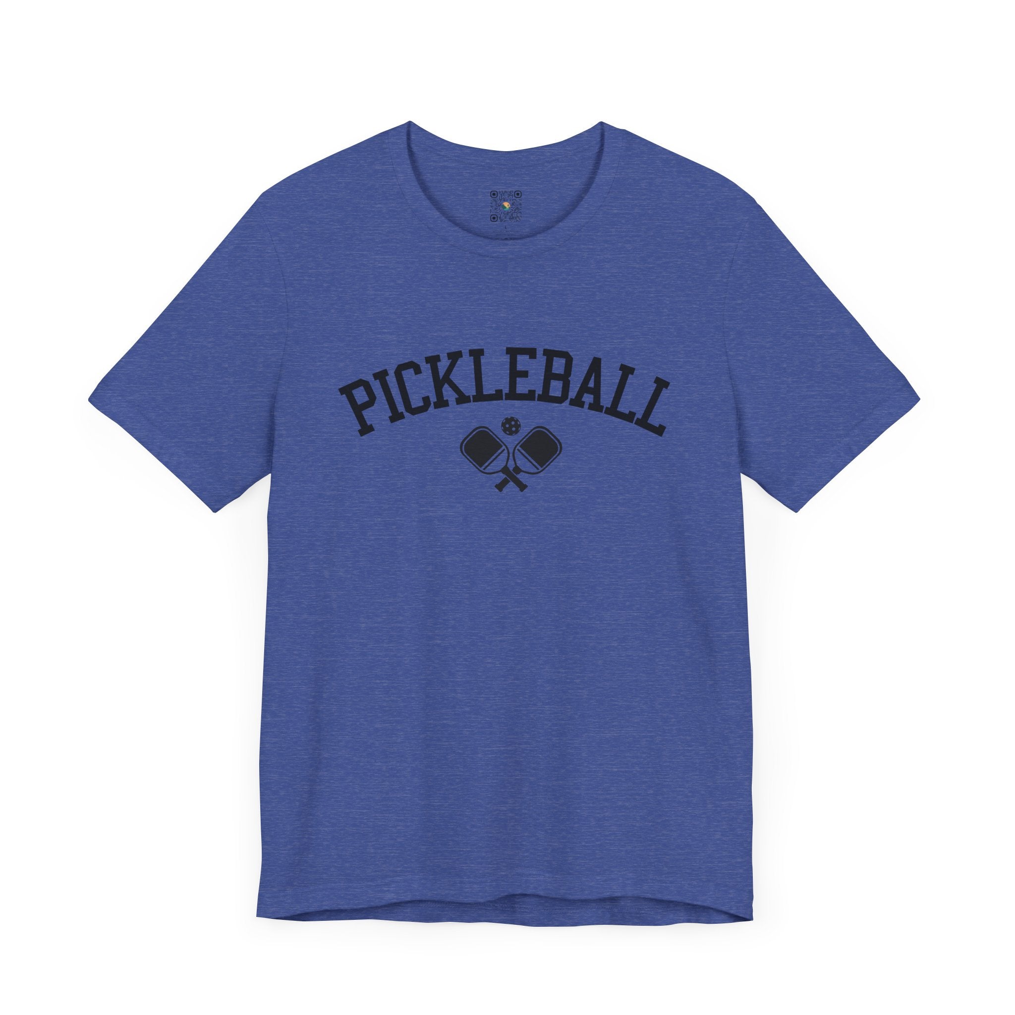 Pickleball T-Shirt - Arched Pickleball with Paddles Design