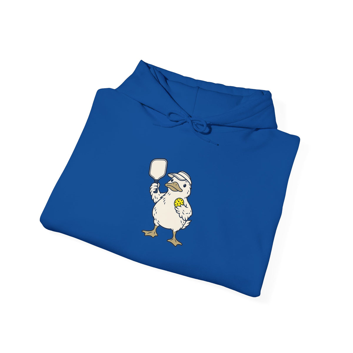 Duck pickleball hoodie, Calm on Top, Paddling Hard Below