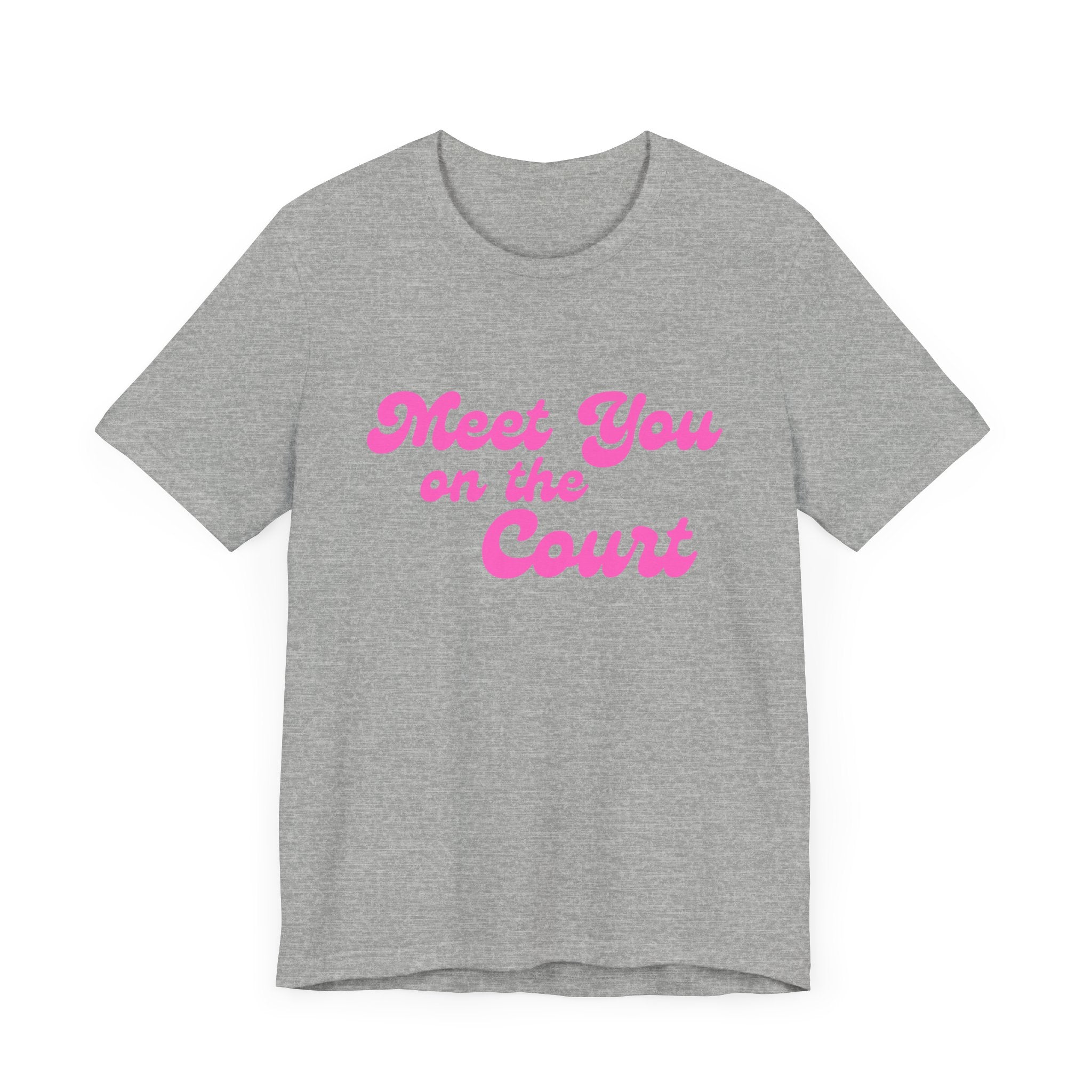 Pickleball T-Shirt | Meet you on the Court | Pink Wednesdays Collection