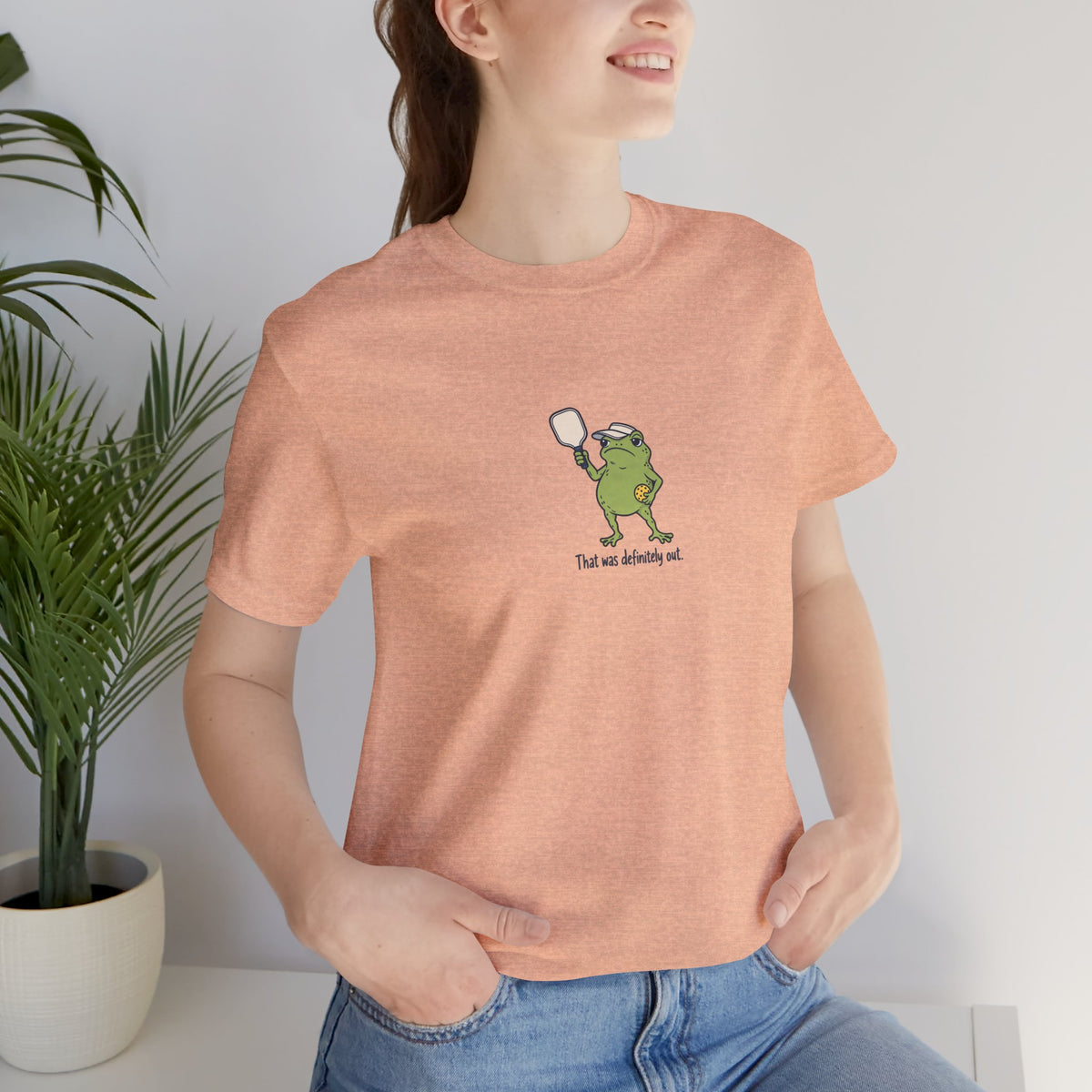 Frog pickleball t-shirt, That Was Definitely Out