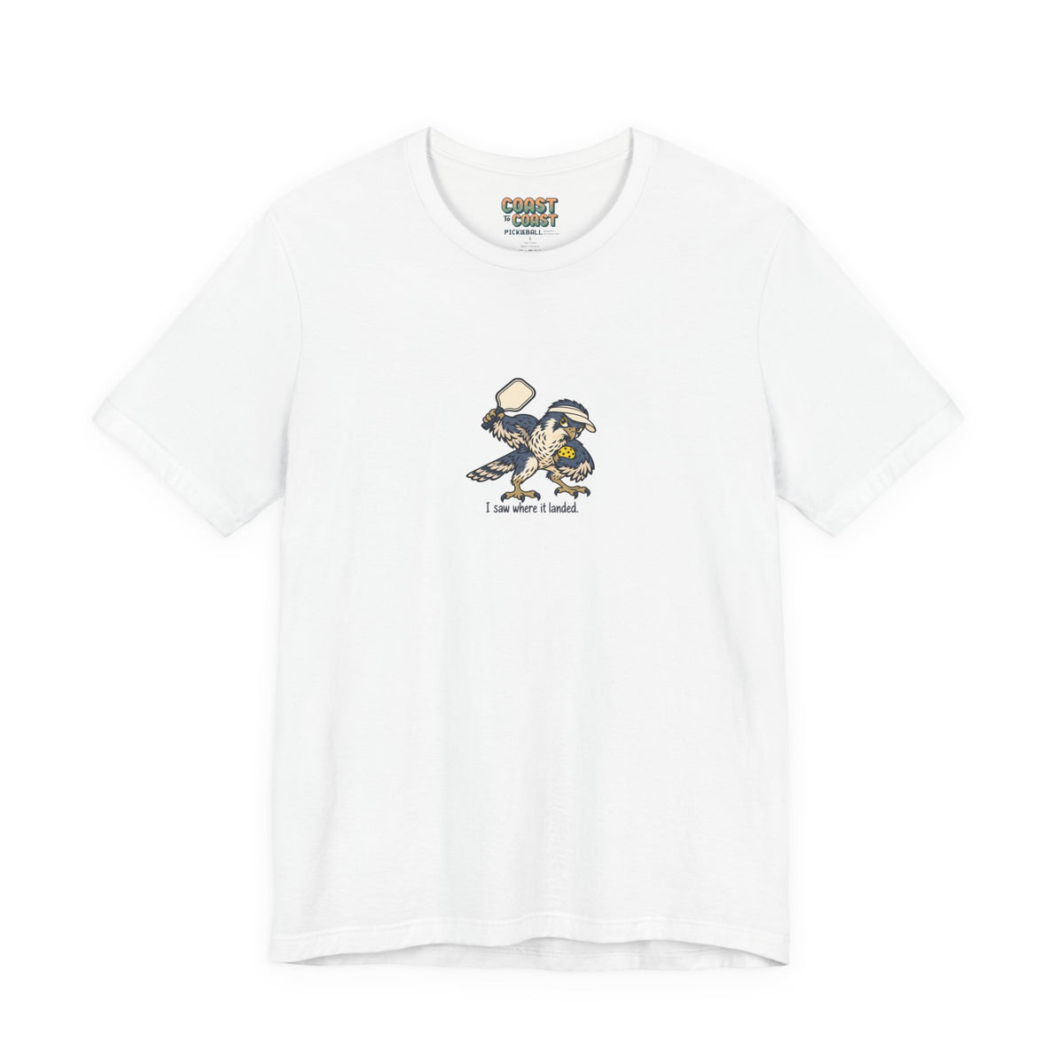 Falcon pickleball t-shirt in White