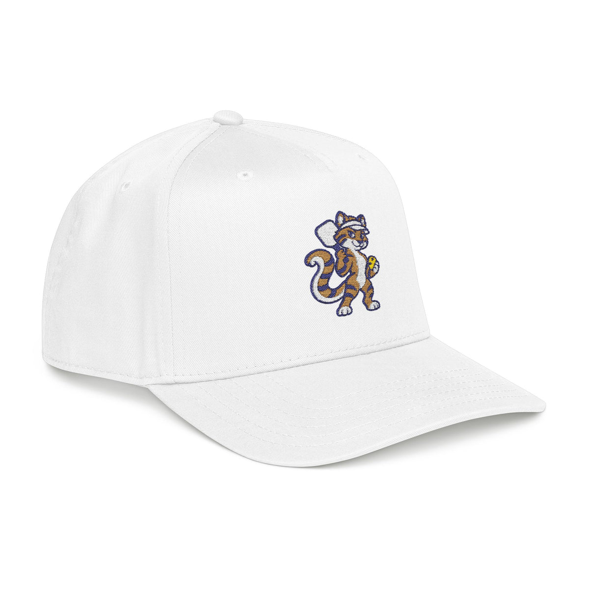 Embroidered pickleball tiger baseball cap, Quiet Focus, Fierce Finish