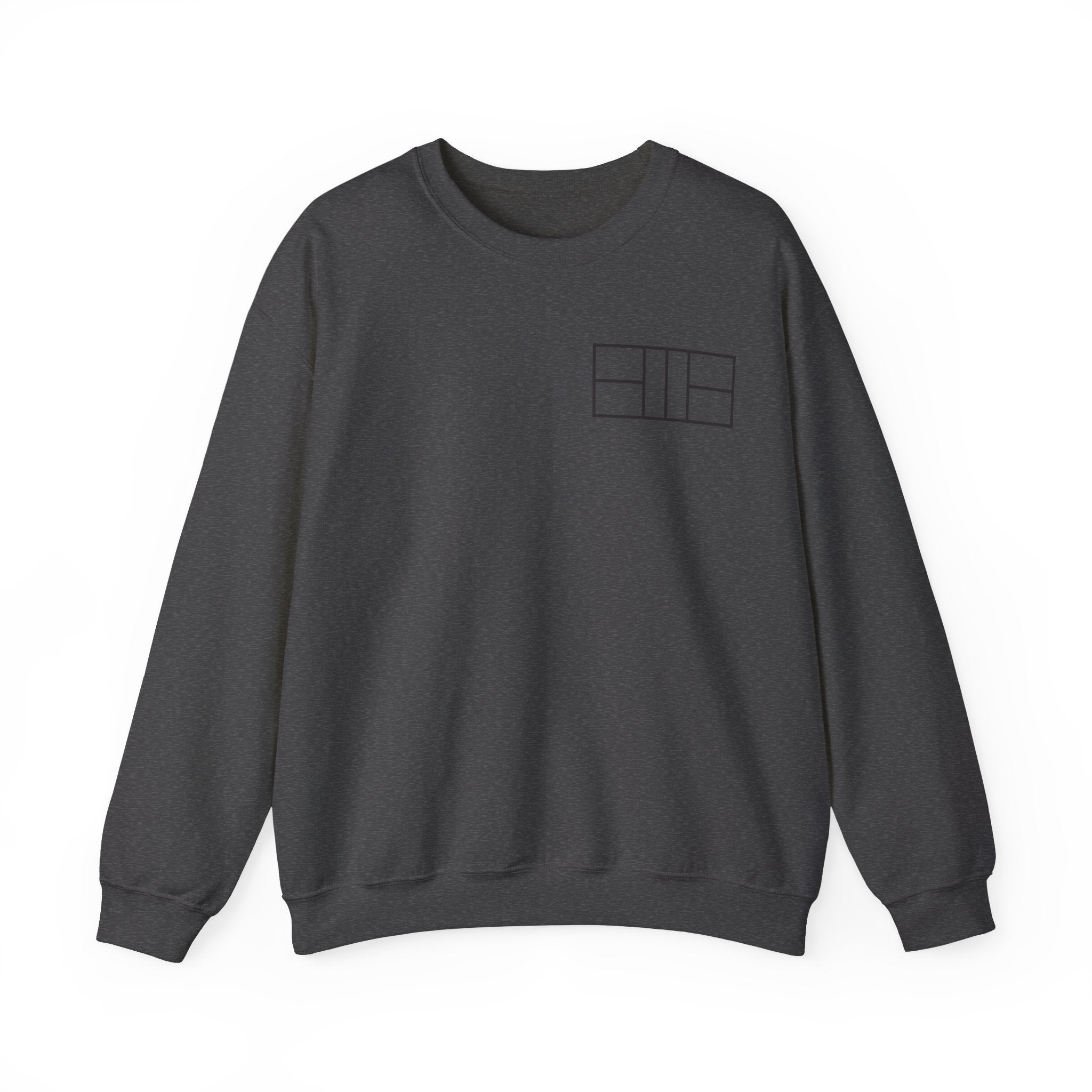 Unisex Heavy Blend Crewneck Sweatshirt - Pickleball Court