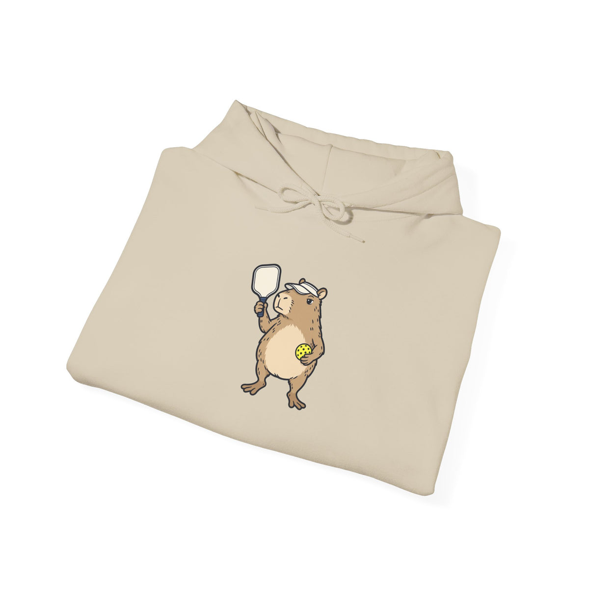 Capybara pickleball hoodie, No Rush, We Play to Eleven