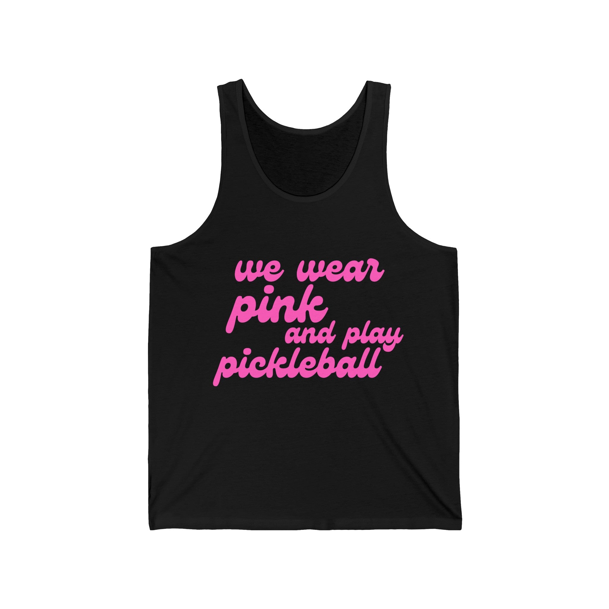 Pickleball Tank | We wear pink and play pickleball | Pink Wednesdays Collection