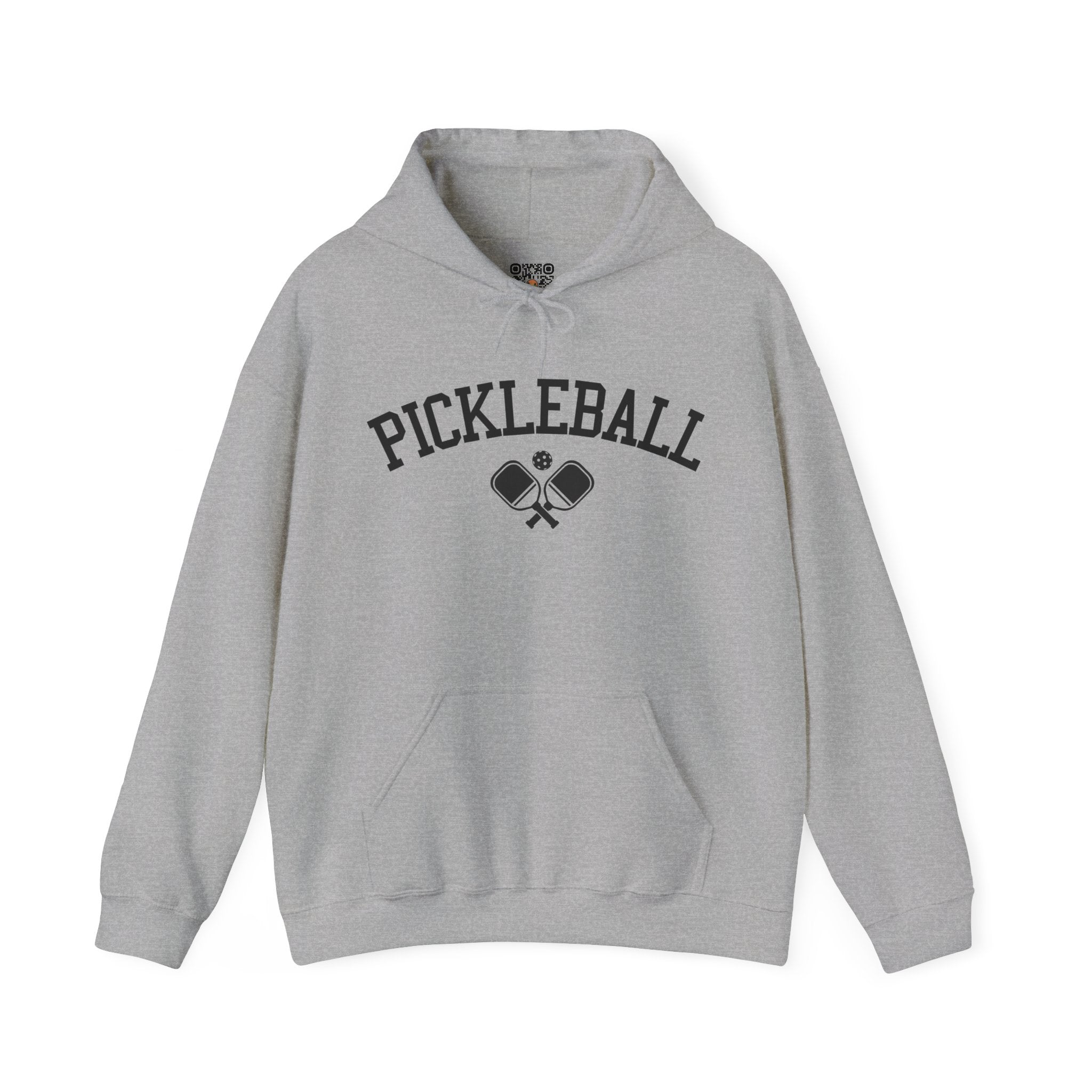 Pickleball Hoodie - Arched Pickleball with Paddles - Pickleball Hoodie for Women & Men