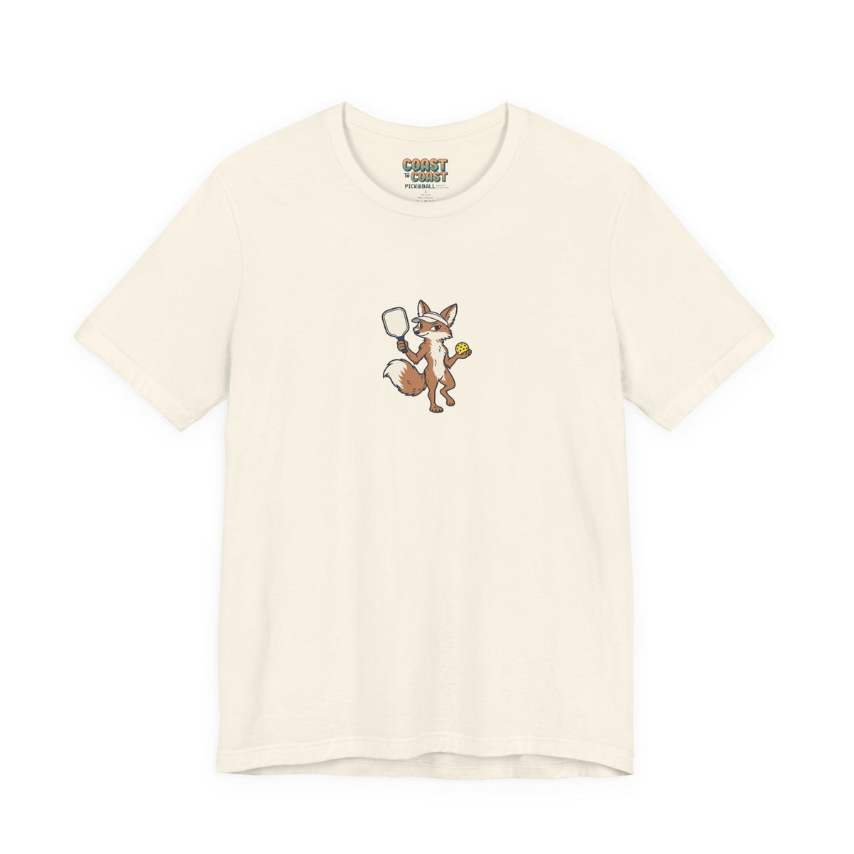 Fox pickleball t-shirt in Natural