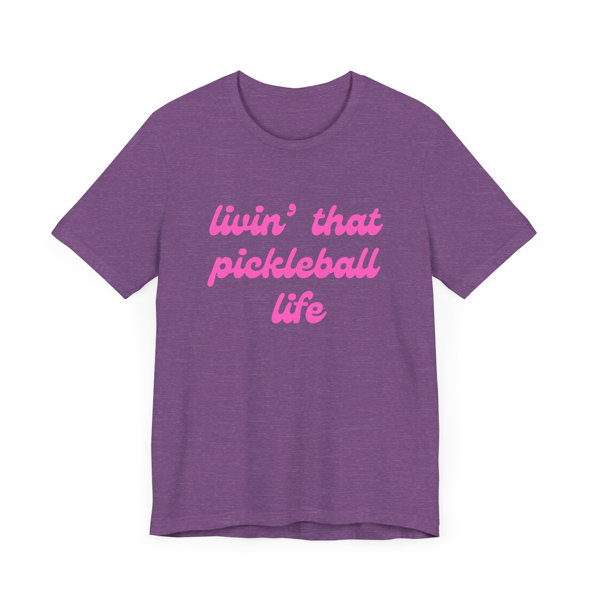 Classic Pickleball T-Shirt | livin' that pickleball life | Pink Wednesdays Collection