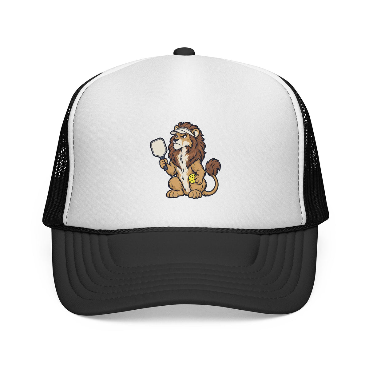 Lion pickleball trucker hat in Black