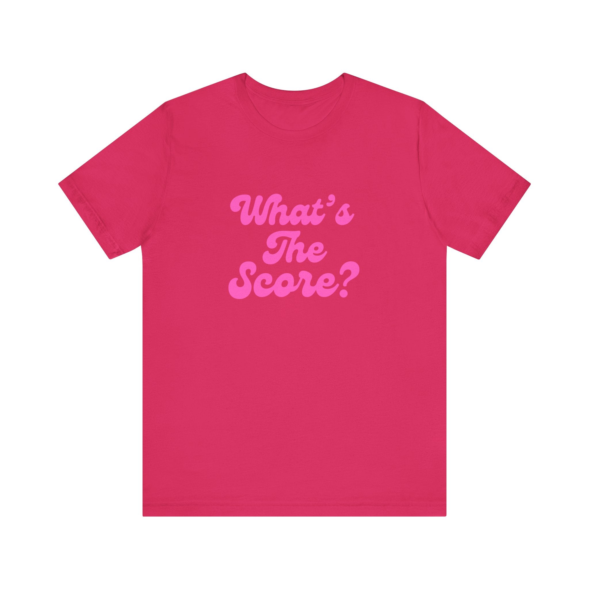Pickleball T-Shirt | What's the Score? | Pink Wednesdays Collection