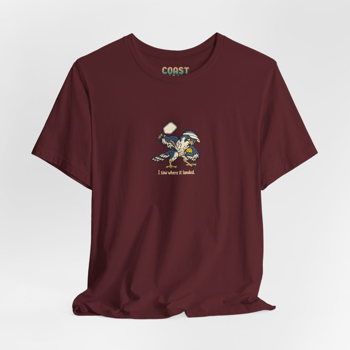 Falcon pickleball t-shirt, I Saw Where It Landed