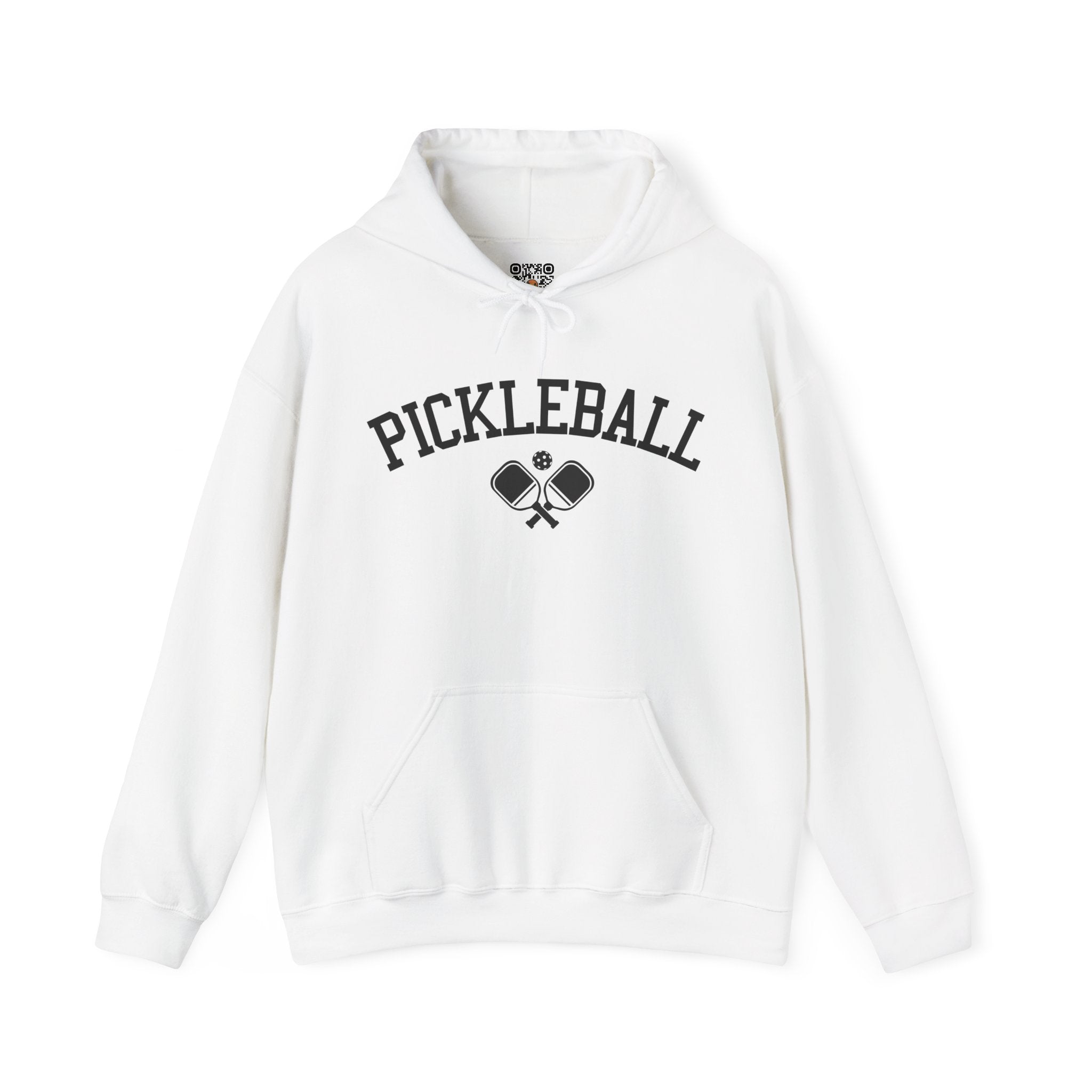 Pickleball Hoodie - Arched Pickleball with Paddles - Pickleball Hoodie for Women & Men