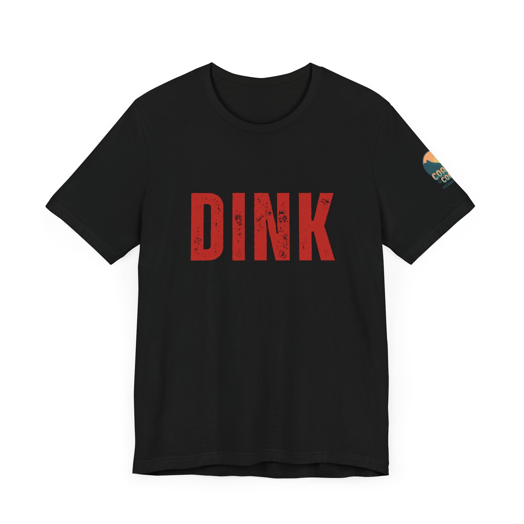 Classic Pickleball T-Shirt - DINK w/ C2C Logo on Sleeve