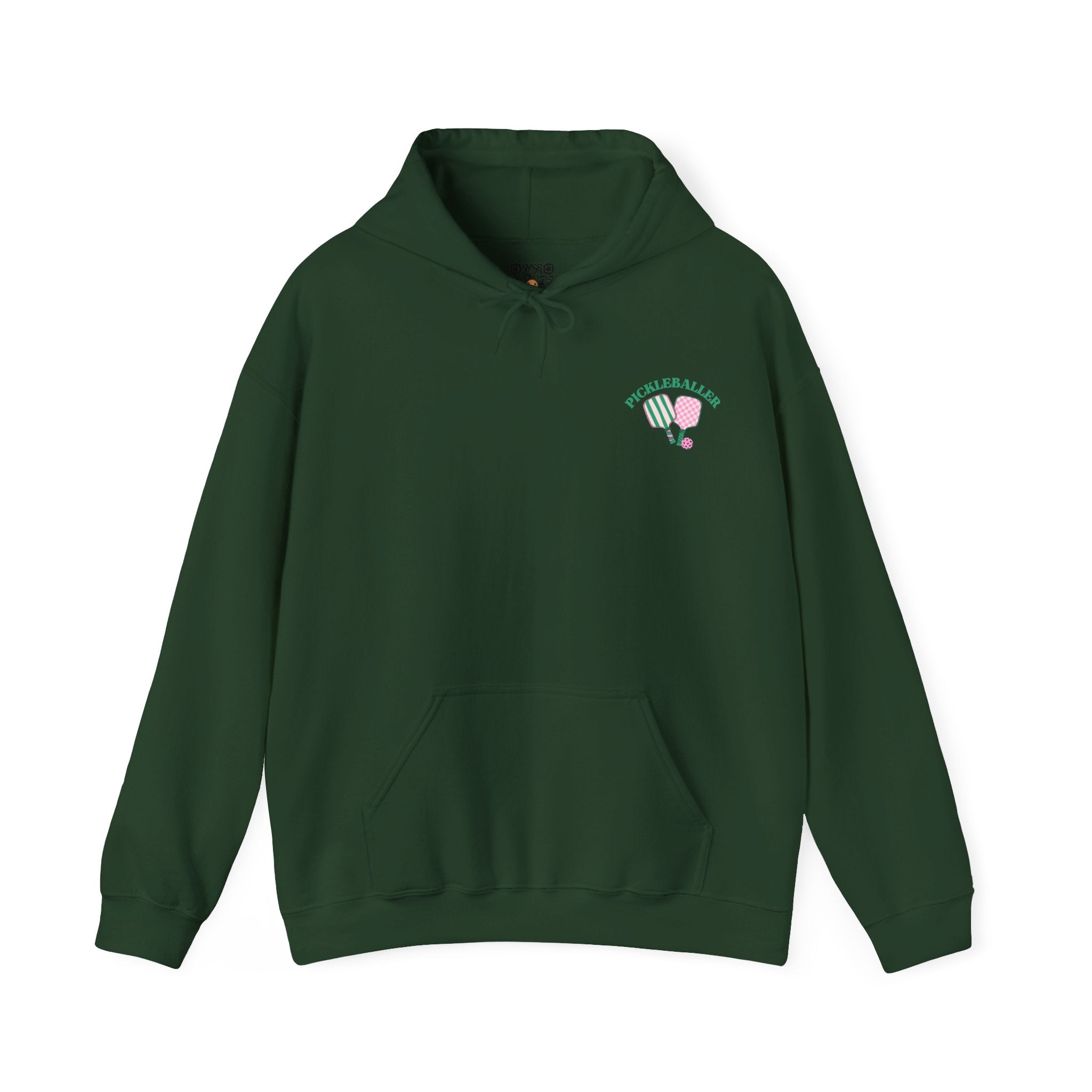 Pickleball Hoodie - Pickleballer and Paddles