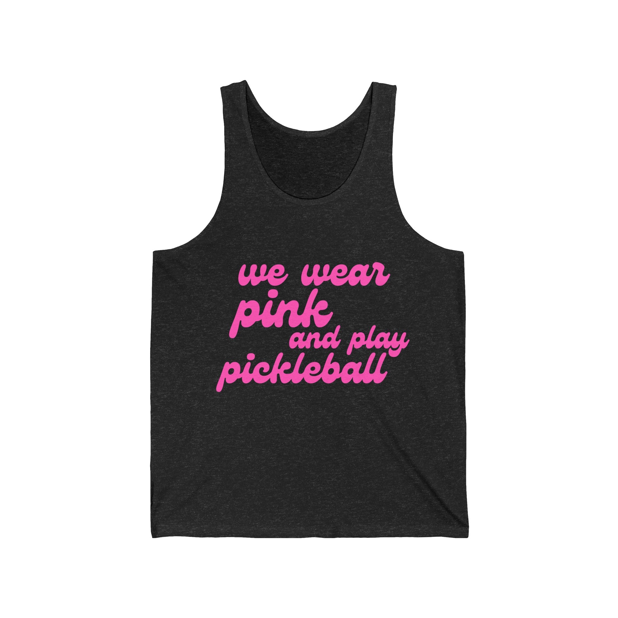 Pickleball Tank | We wear pink and play pickleball | Pink Wednesdays Collection
