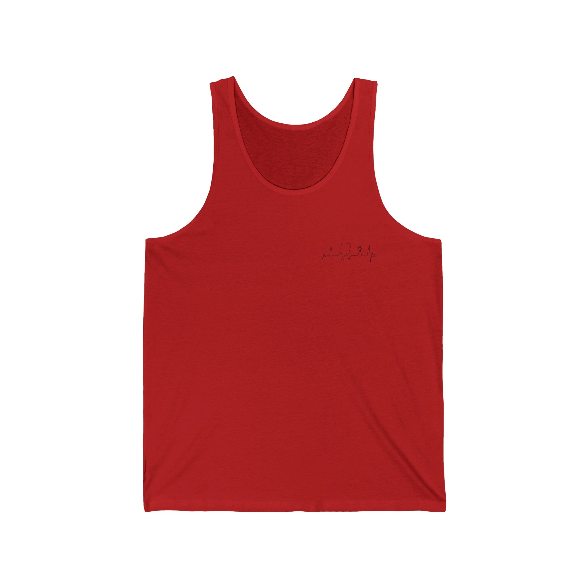 Unisex Pickleball Tank - Pickleball Heartbeat