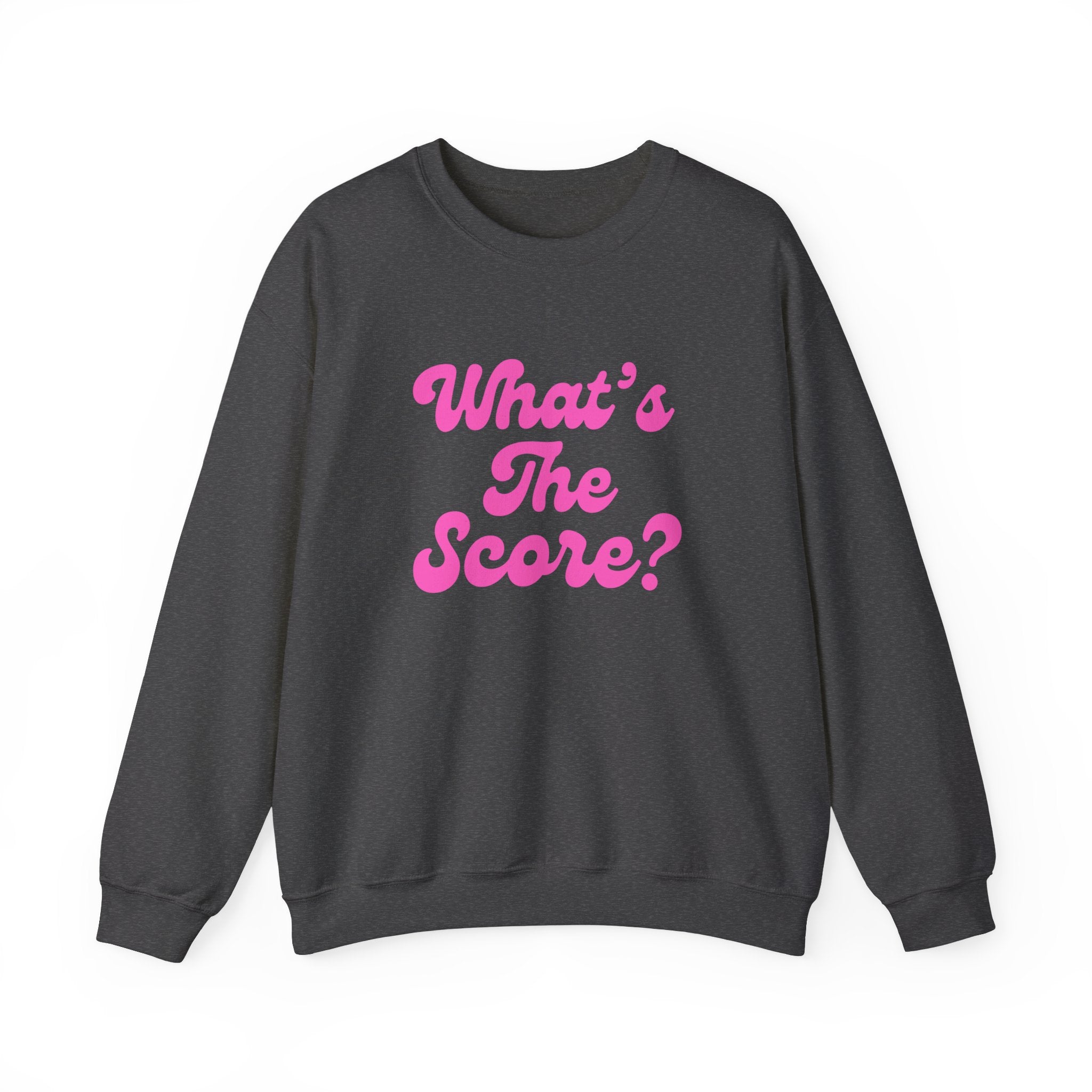 Heavy Blend Crewneck Sweatshirt | What's the Score? | Pink Wednesdays Collection
