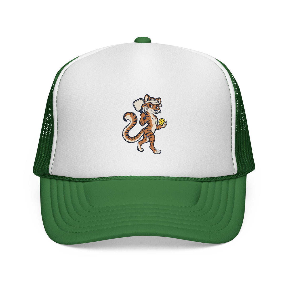 Tiger pickleball trucker hat in Green