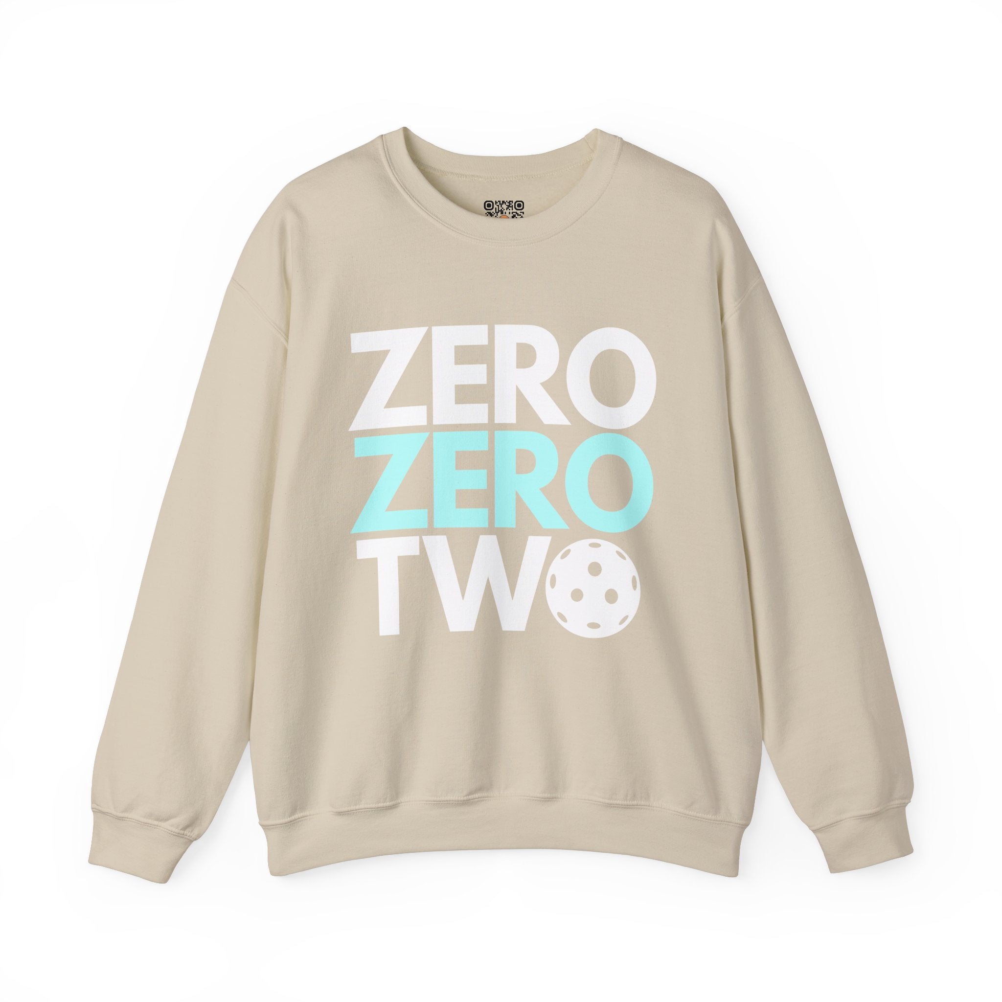 Pickleball Crewneck Sweatshirt - Zero, Zero, Two. - Pickleball Sweatshirt for Women & Men