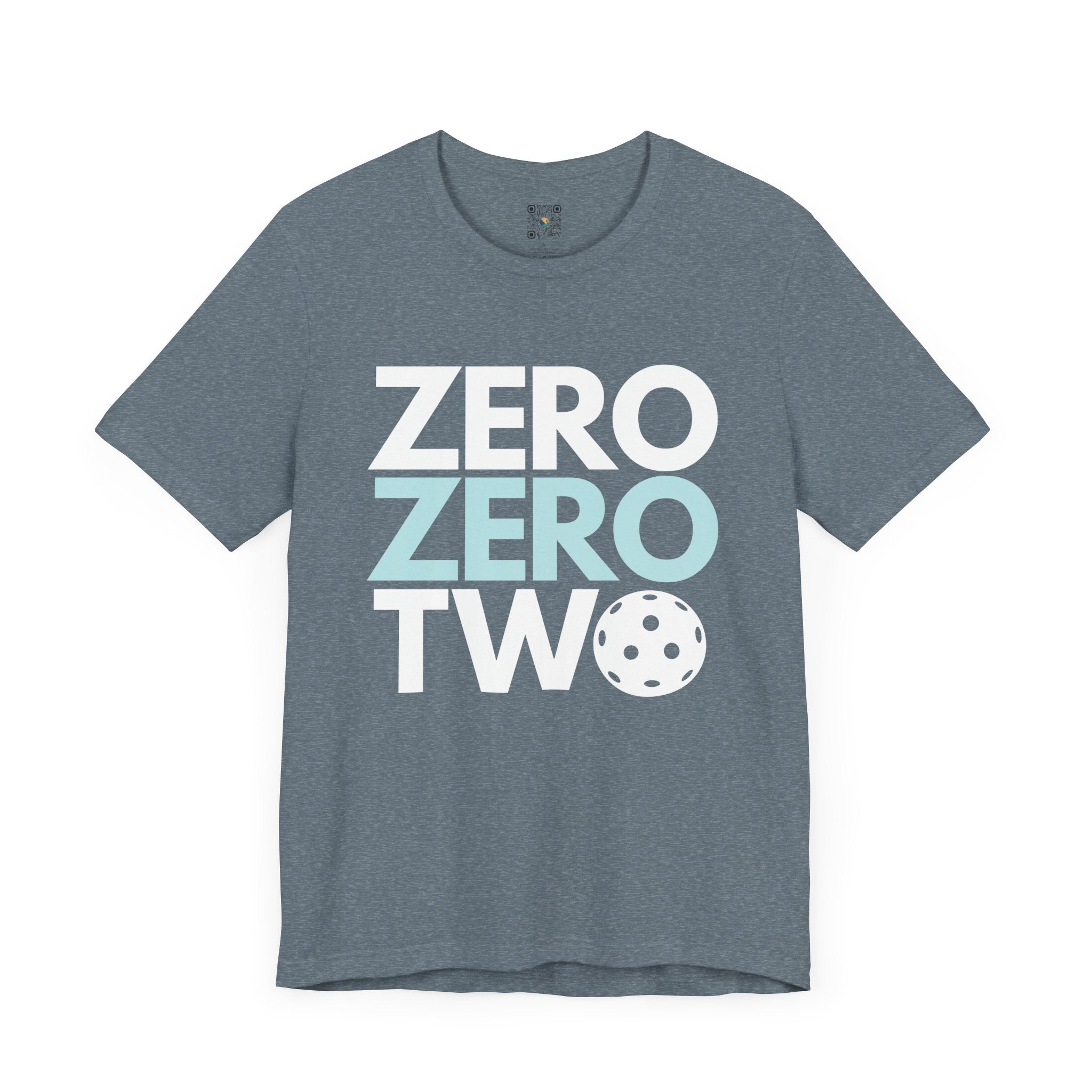 Pickleball T-Shirt - ZERO ZERO TWO with Pickleball Design