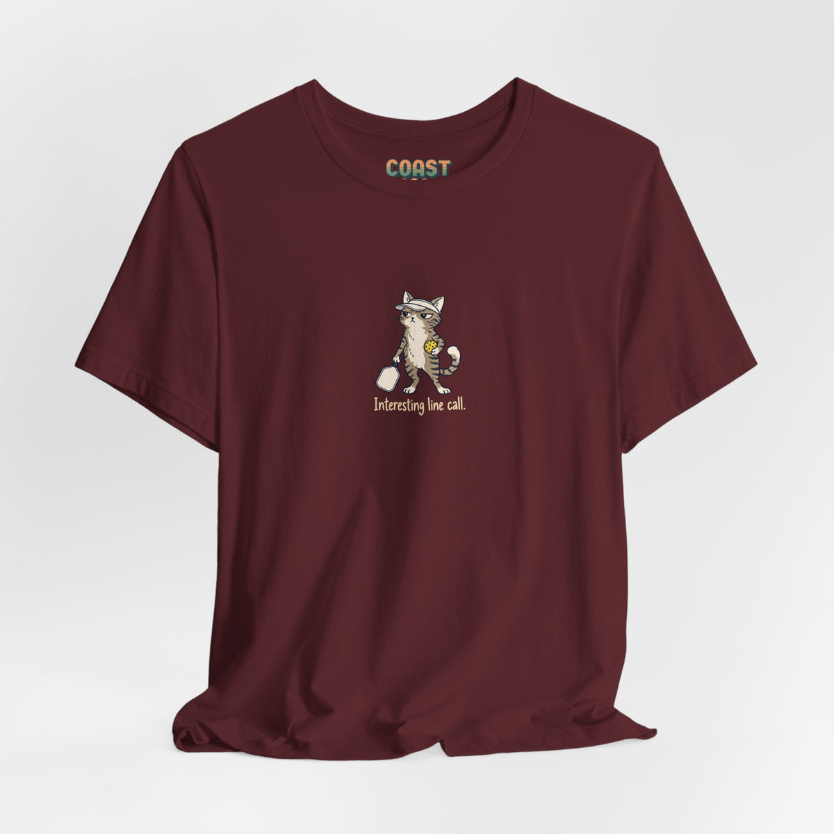 Cat pickleball t-shirt, Interesting Line Call
