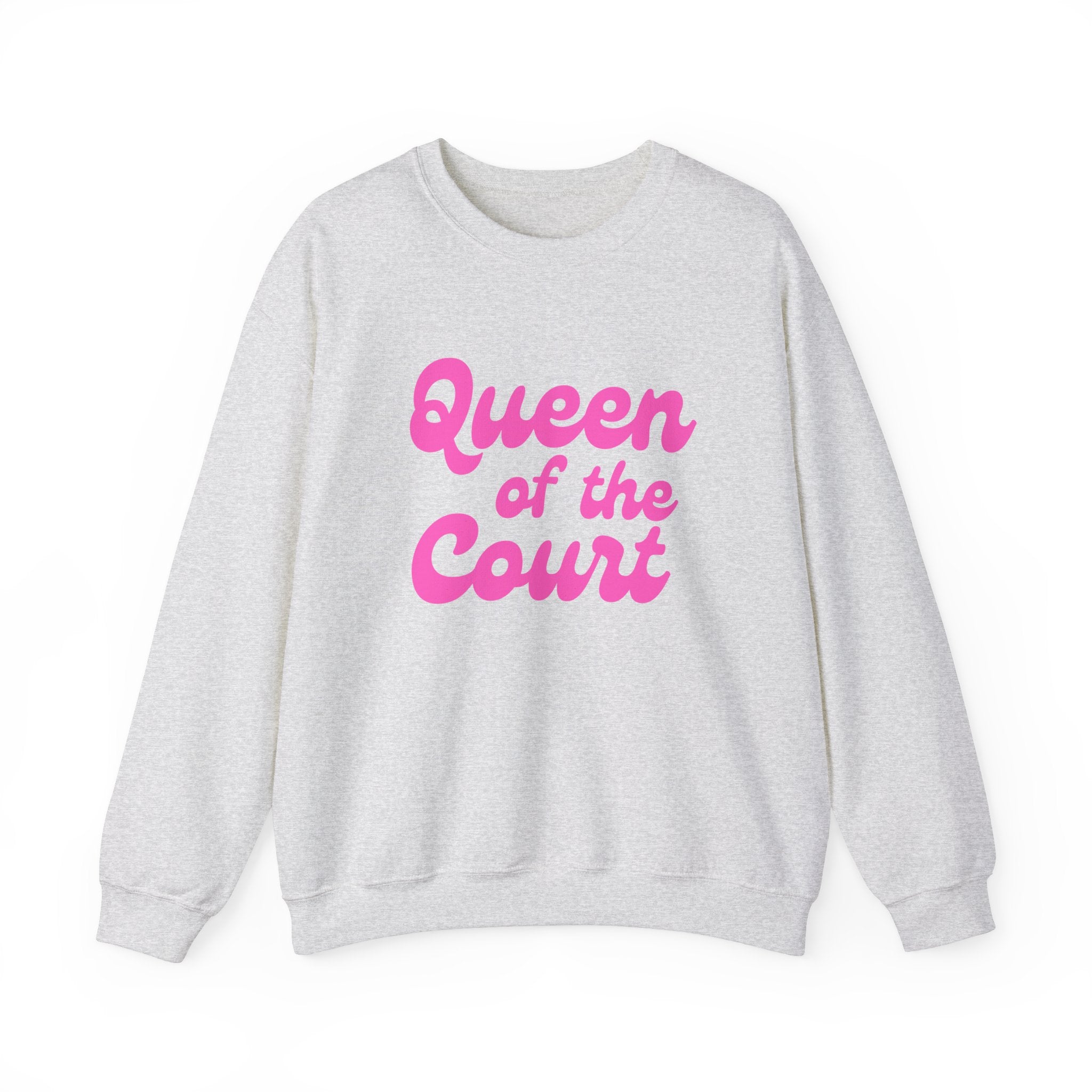 Heavy Blend Crewneck Sweatshirt | Queen of the Court | Pink Wednesdays Collection