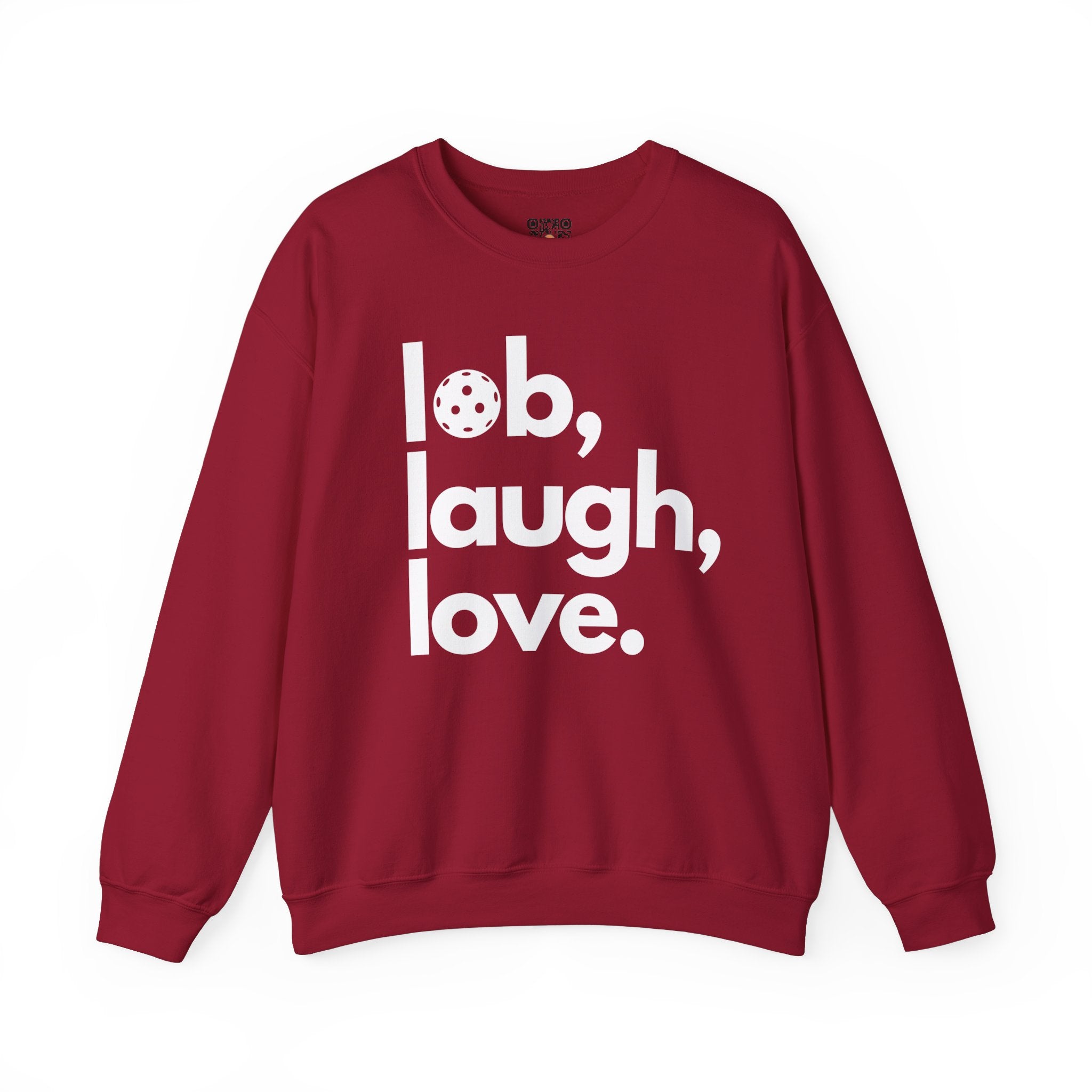 Pickleball Crewneck Sweatshirt - Lob, Laugh, Love.