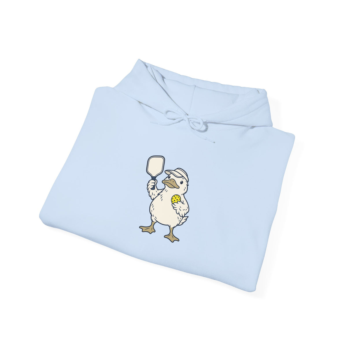 Duck pickleball hoodie, Calm on Top, Paddling Hard Below